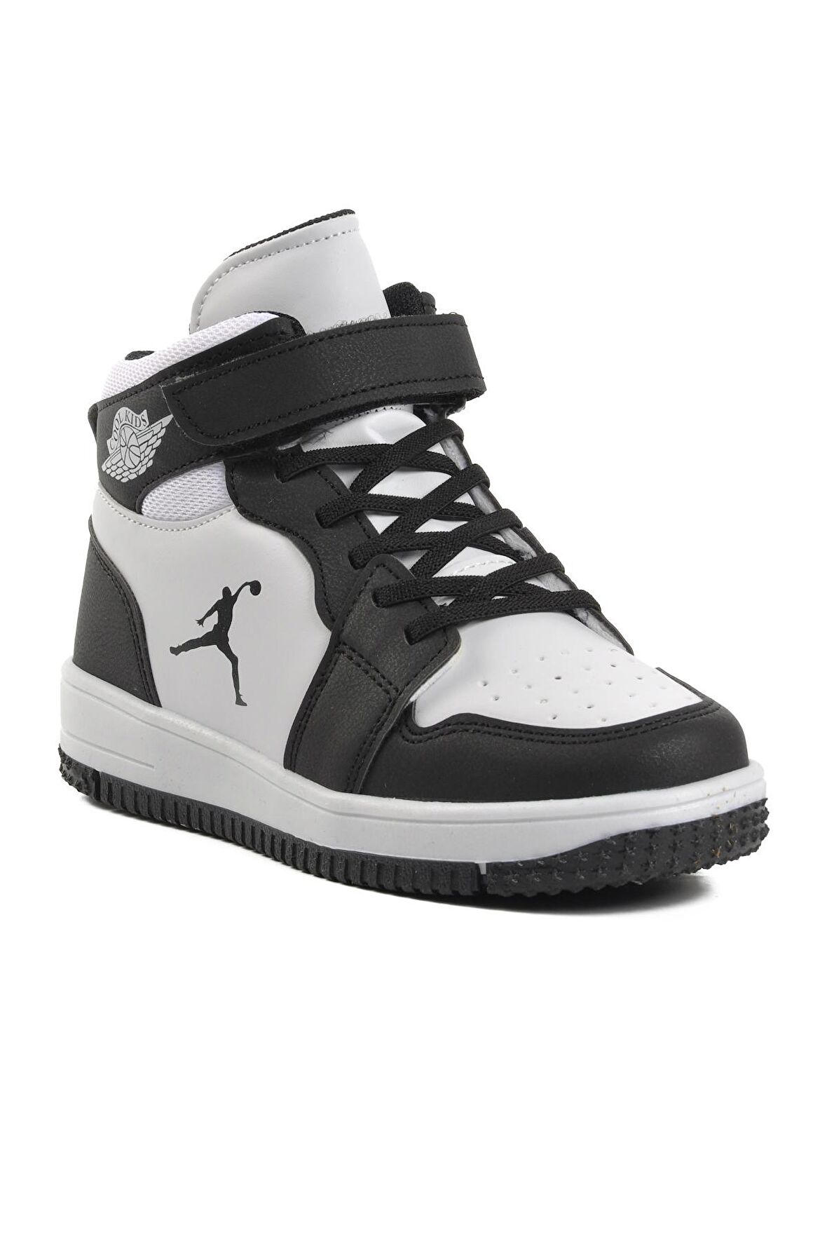 Cool Haykat Uzun-F Siyah-Beyaz Çocuk Hi Sneaker