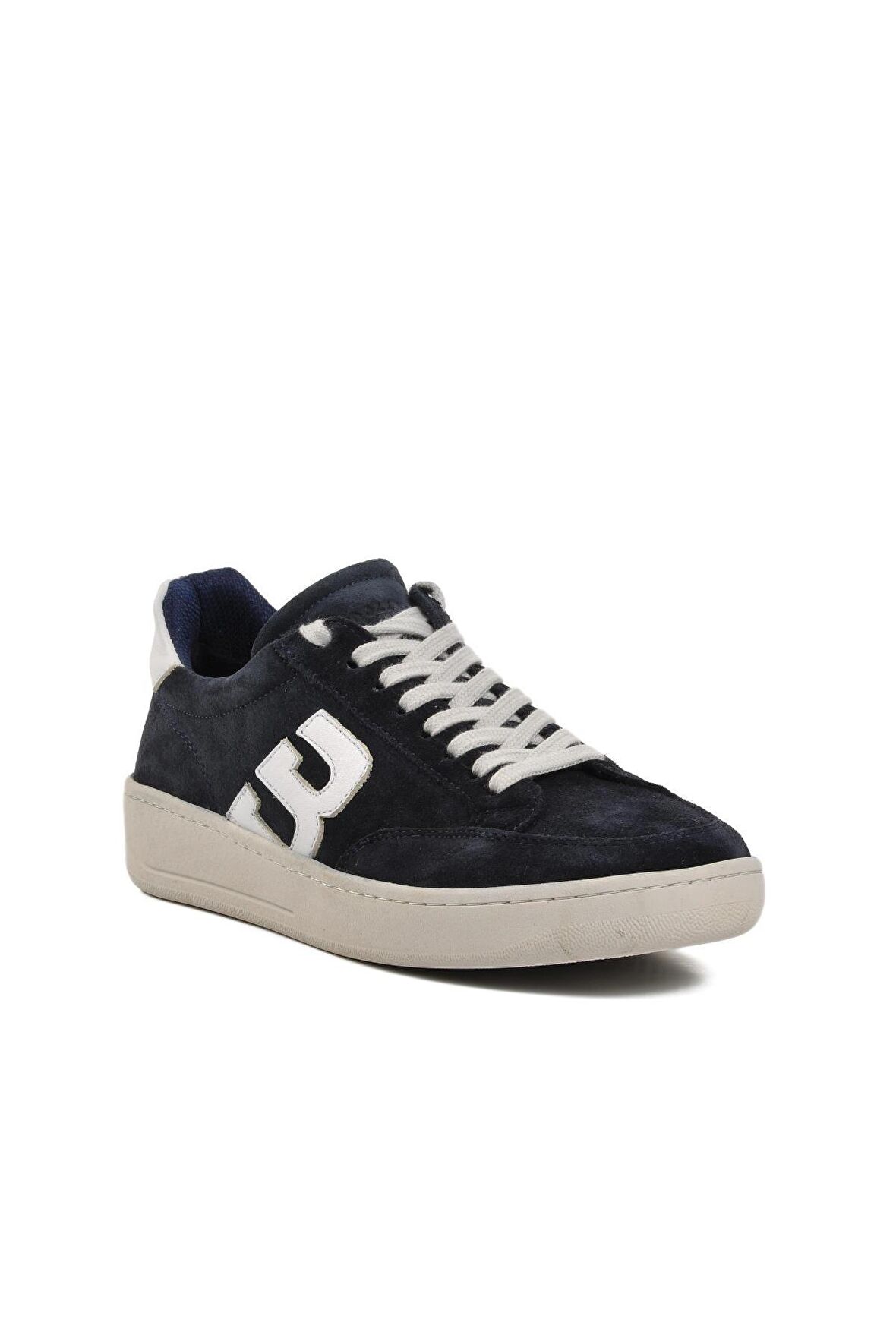 Bulldozer 221163 Lacivert Süet Hakiki Deri Erkek Sneaker