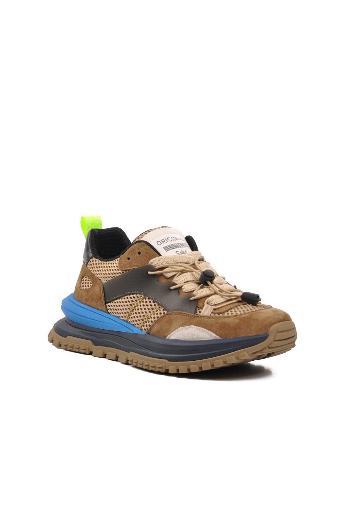Guja 23K500 Kahve Kilitli Lastik Bağcıklı Erkek Sneaker