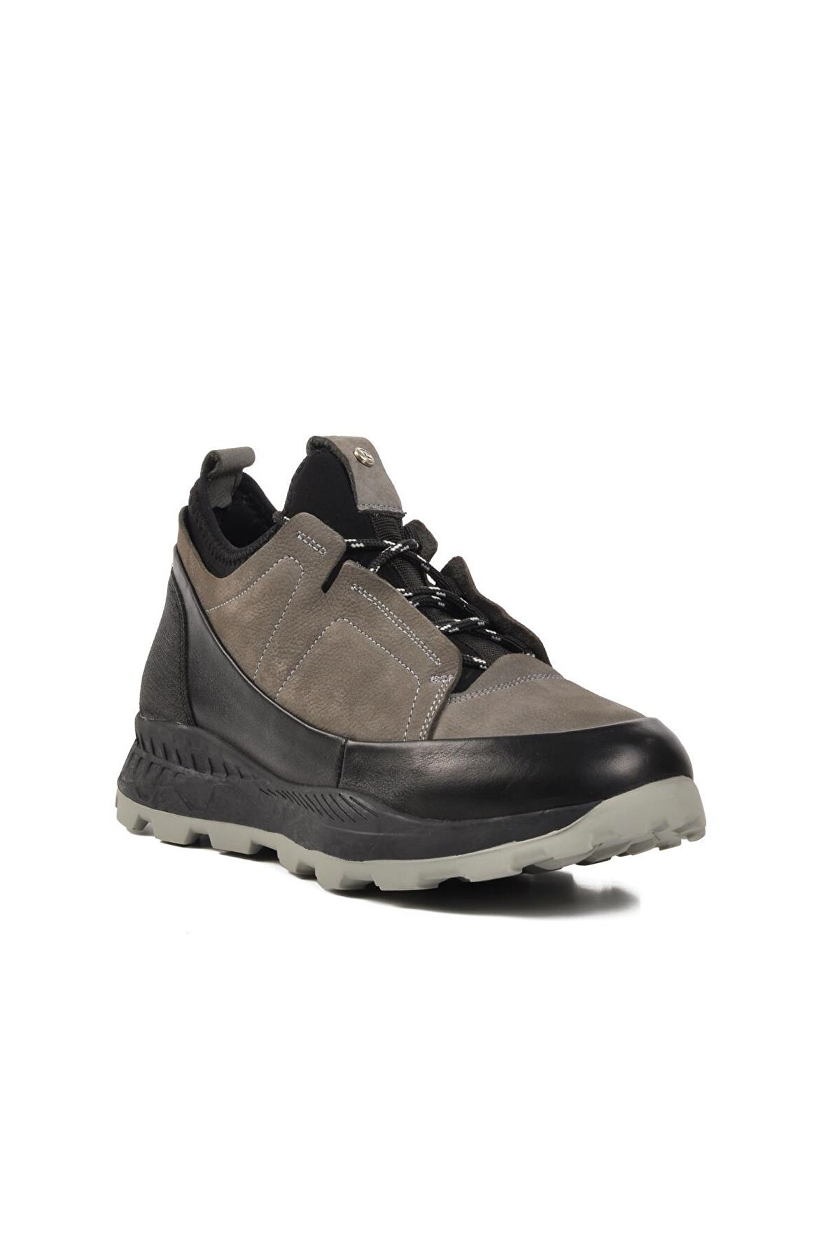 Pierre Cardin 10201 Gri Hakiki Deri Erkek Sneaker