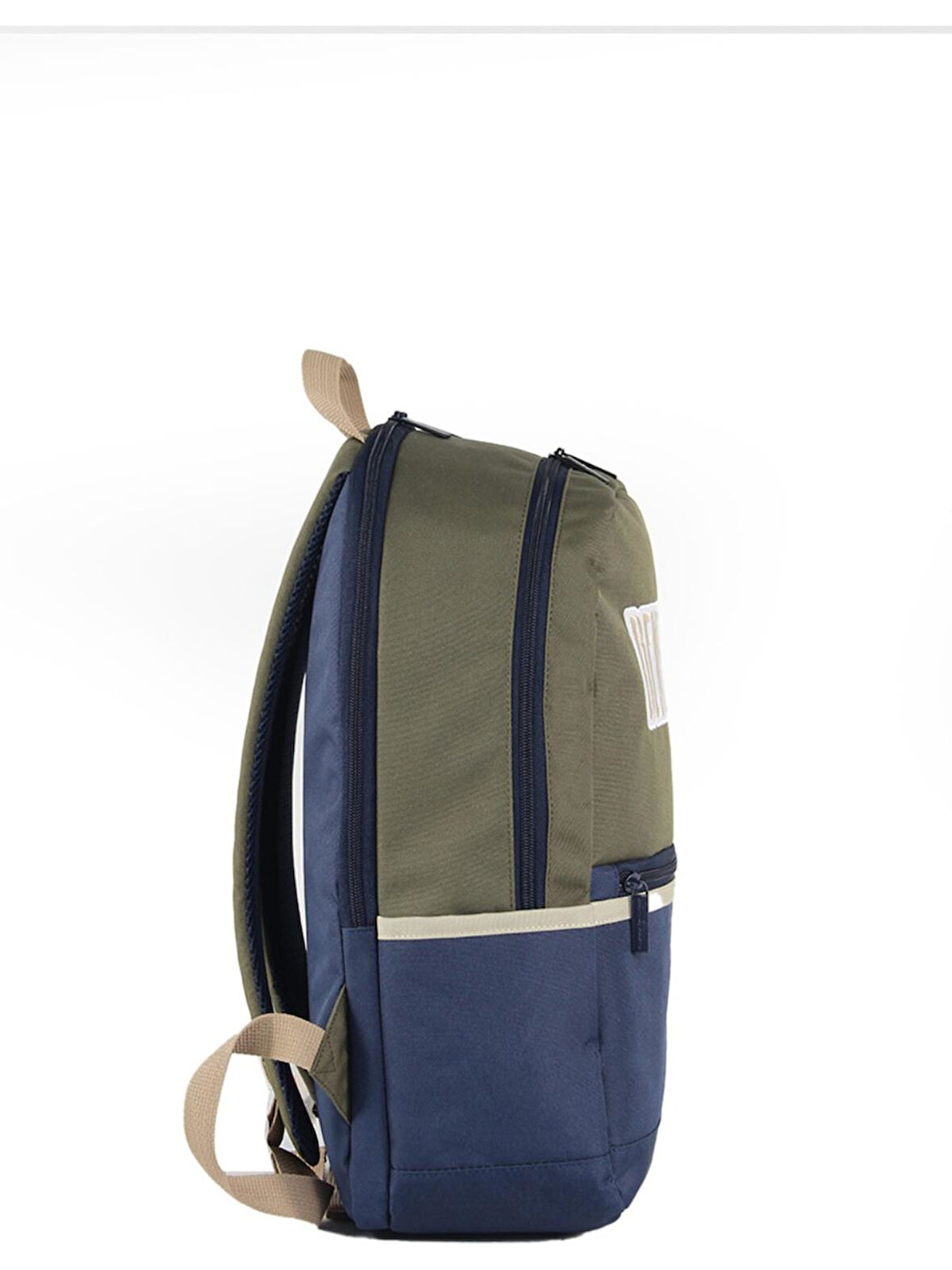United Colors Of Benetton 03859 Çanta Haki-Lacivert  Unisex Okul Çantası