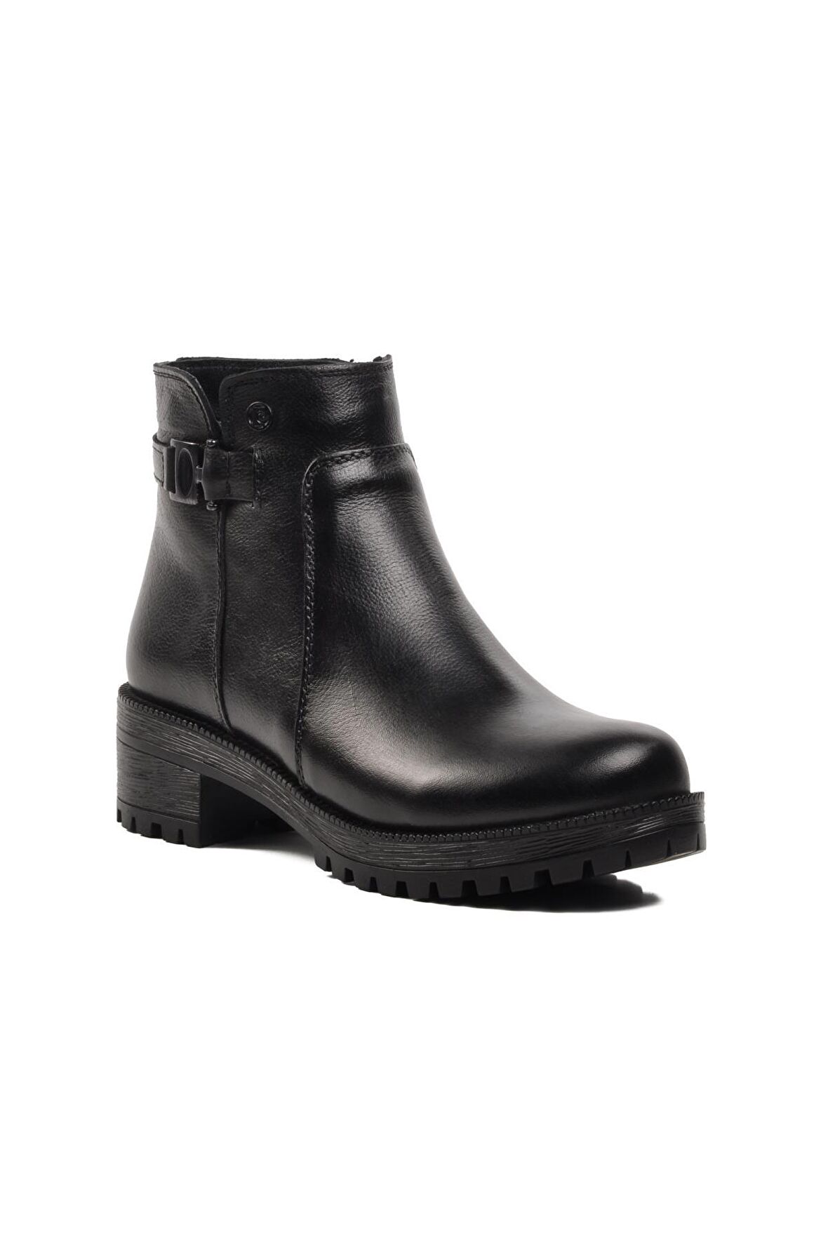 Pierre Cardin PC-52024 Siyah Hakiki Deri İçi Polarlı Kadın Bot