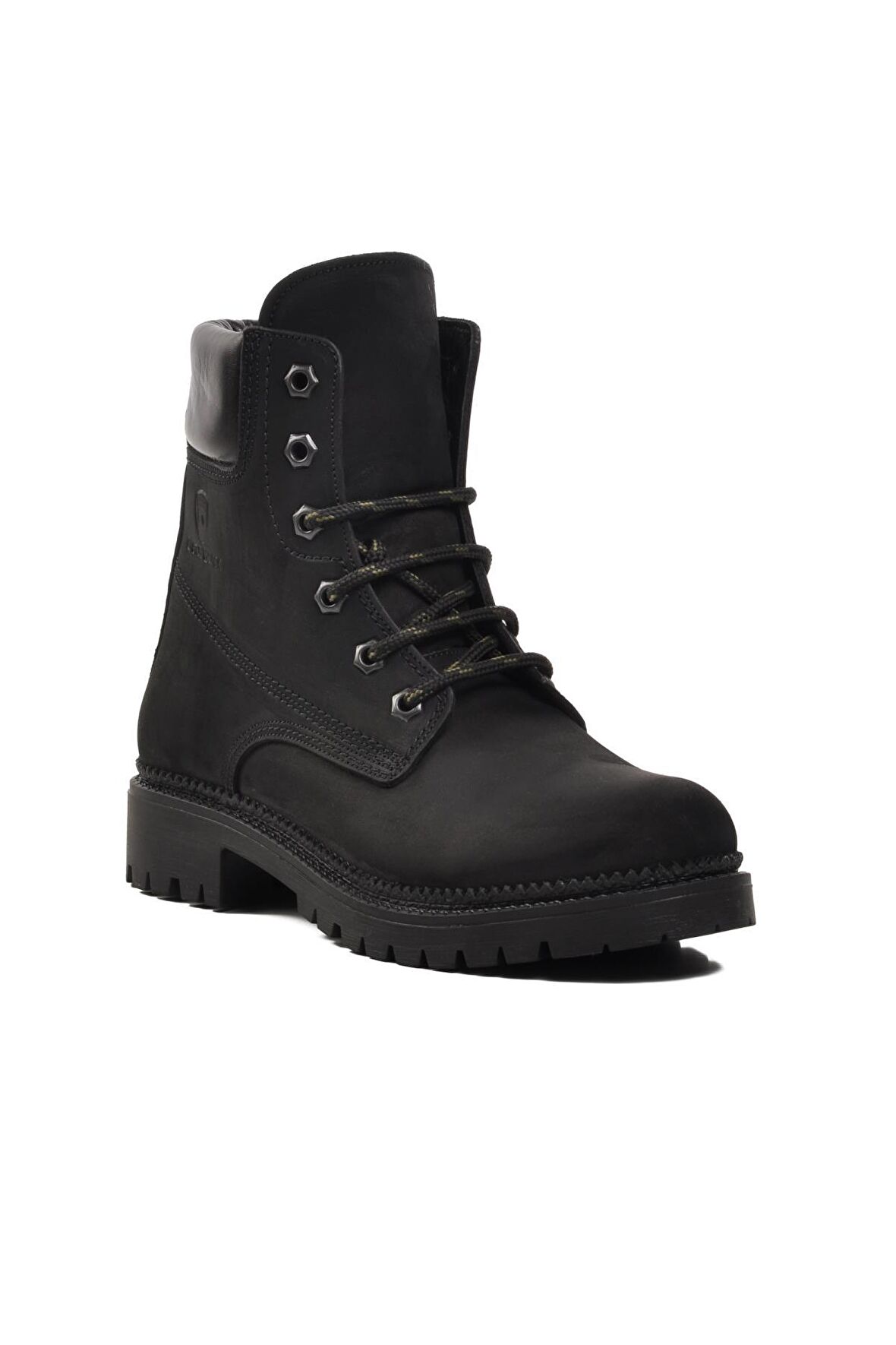 Ayakmod 90001-9 Siyah Nubuk İçi Polarlı Hakiki Deri Unisex Bot
