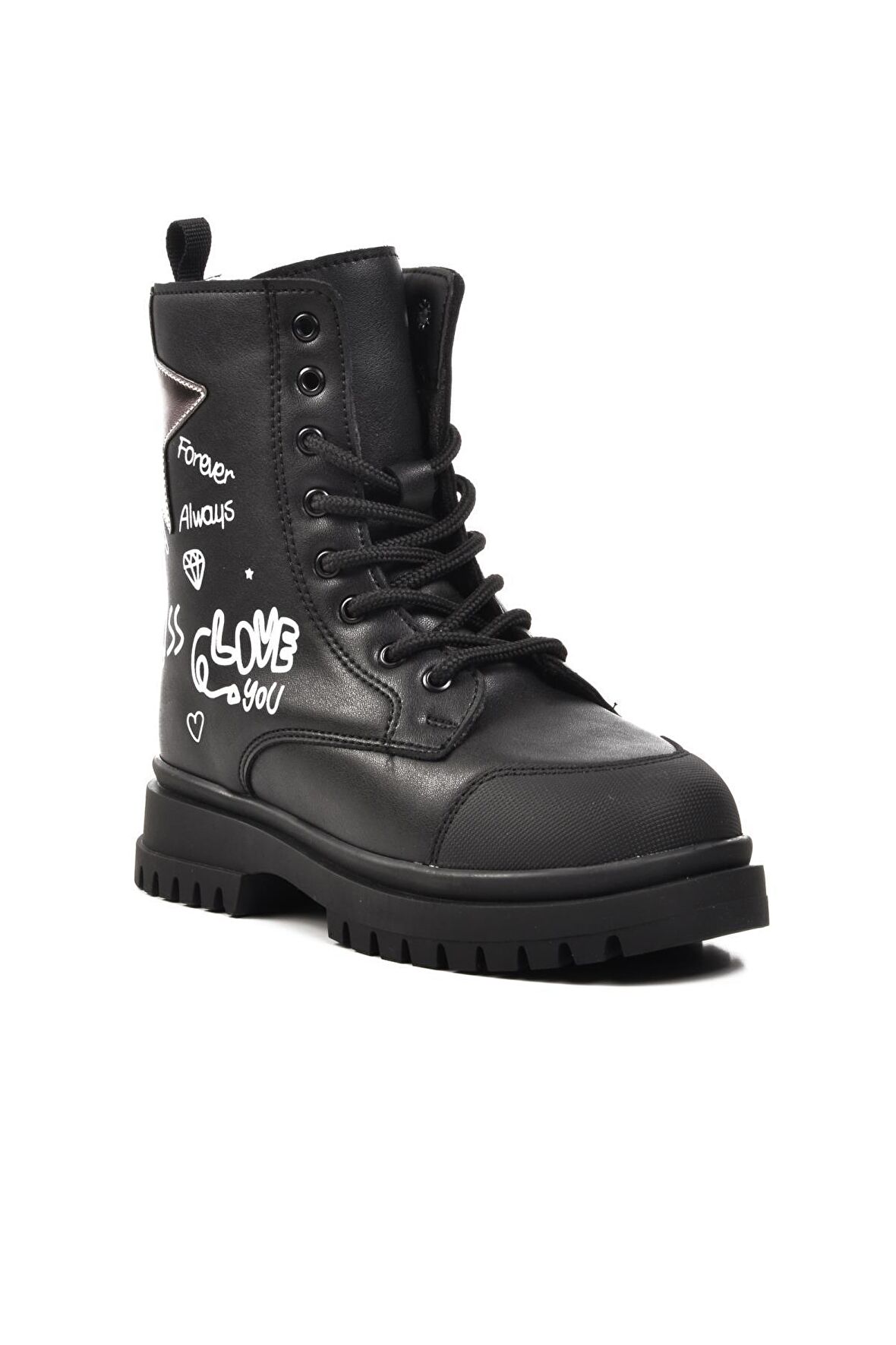 Pepino 1566-F Siyah İçi Polarlı Kız Çocuk Bot