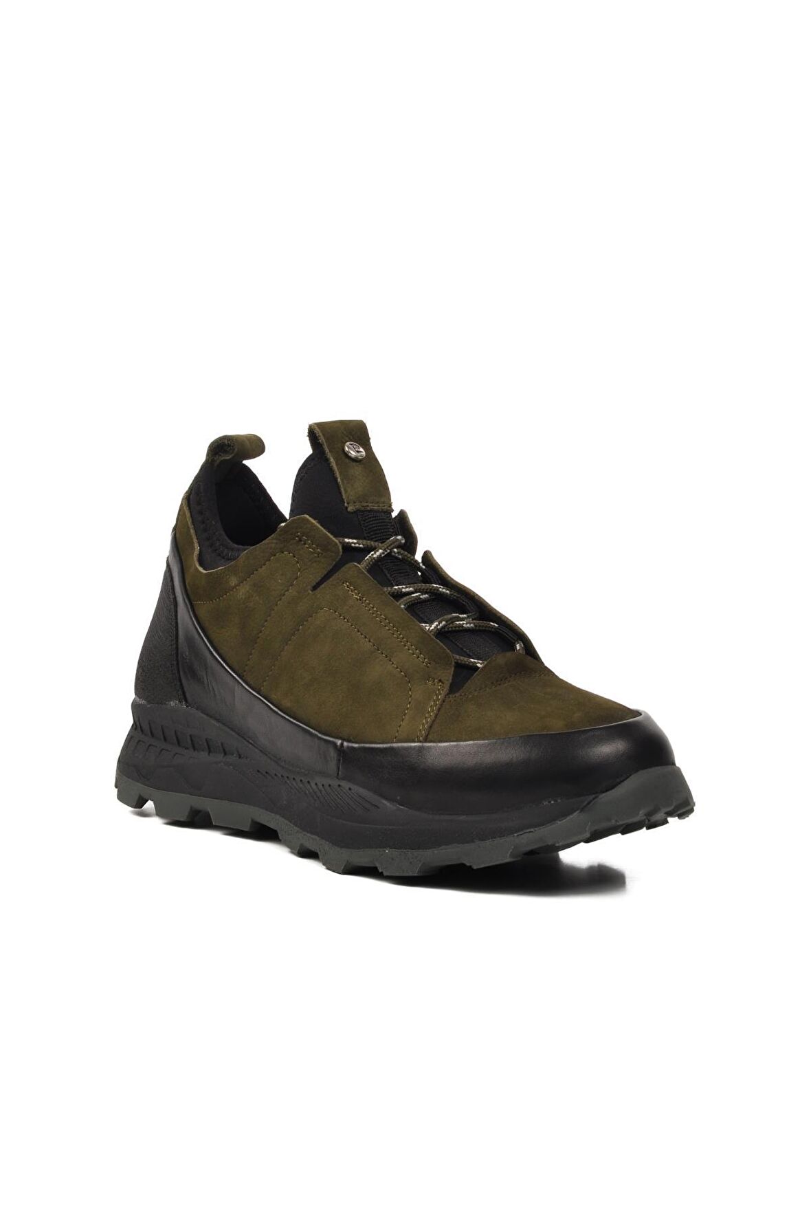 Pierre Cardin 10201 Haki Hakiki Deri Erkek Sneaker