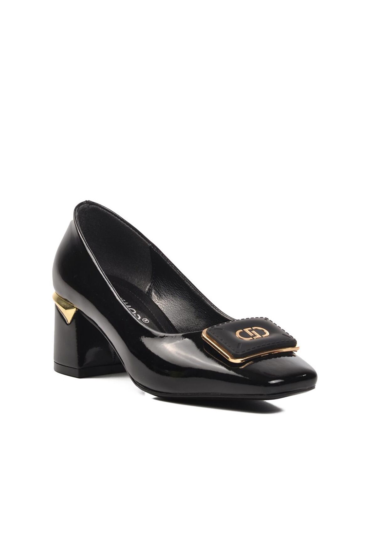 Ayakmod 312145 Siyah Kadın Topuklu Ayakkabı