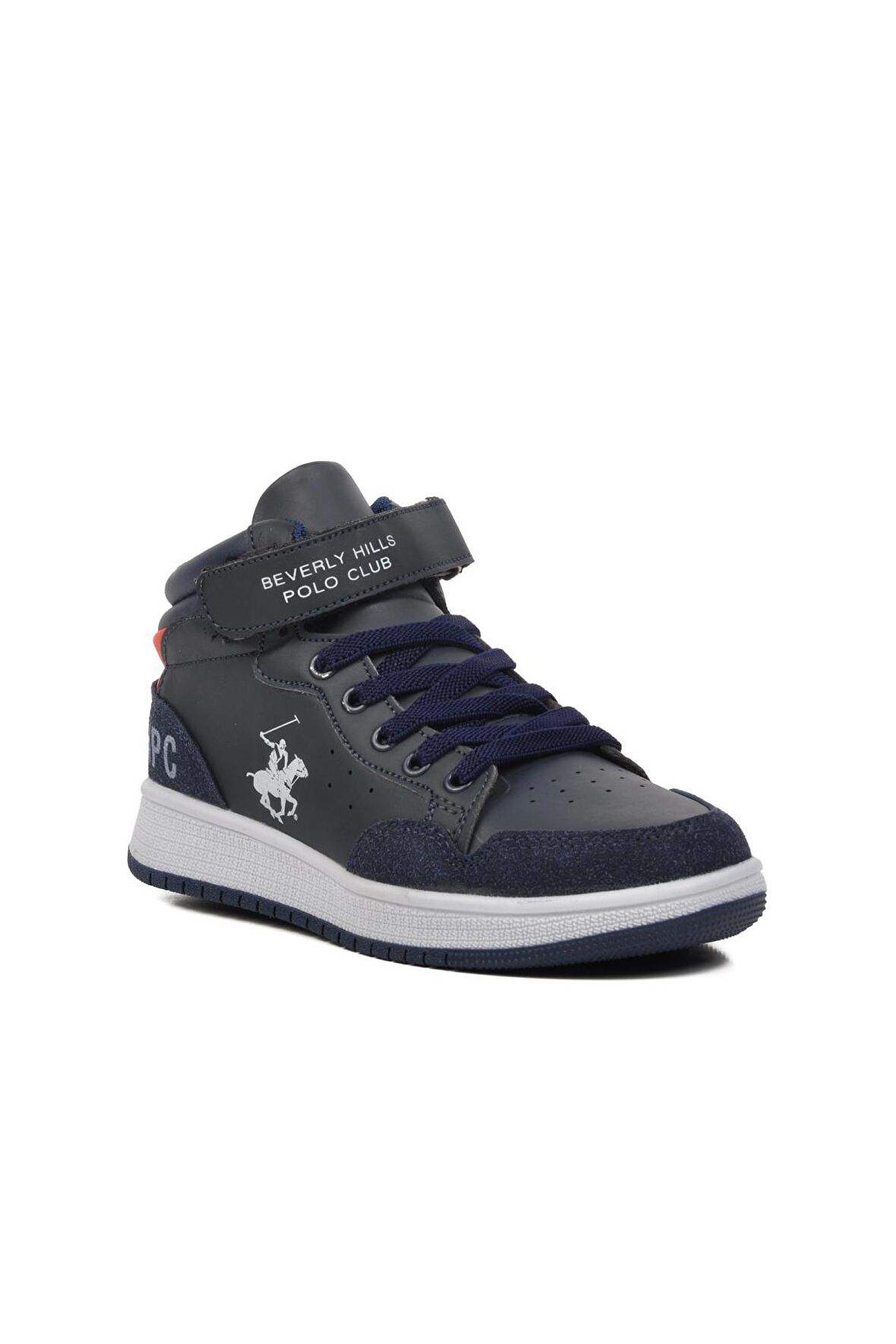 PO-10302-1-F Lacivert Çocuk Hi Sneaker