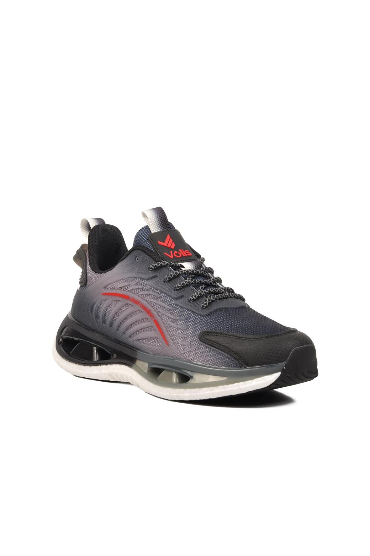 Ayakmod 24206 Siyah Köpük Taban Erkek Spor Ayakkabı