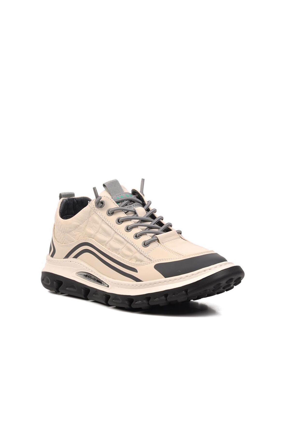 Guja 24Y590 Beyaz Hakiki Deri Erkek Sneaker