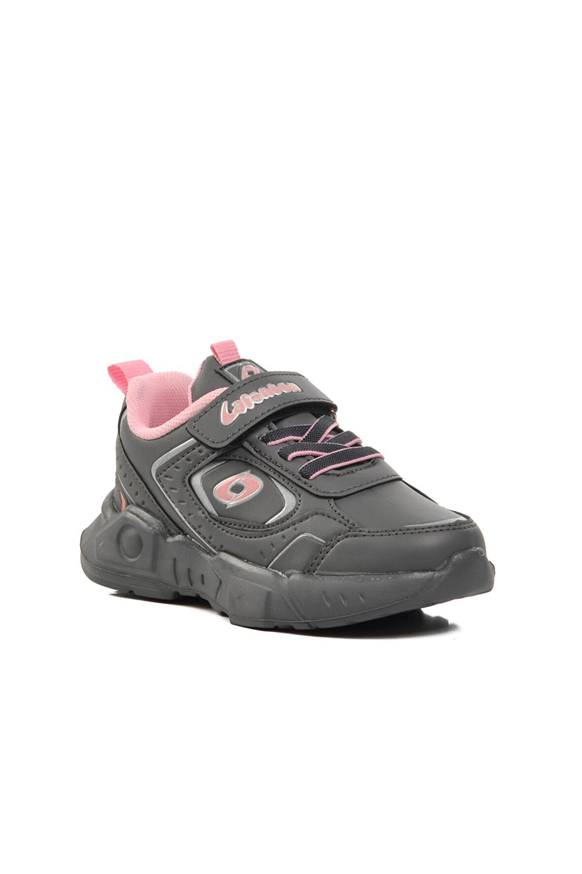 Ayakmod 720-25K-F Füme-Pembe Unisex Cırtlı Çocuk Sneaker