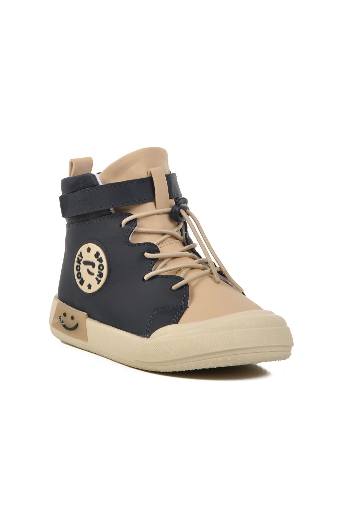 Walkway Lacivert-Bej Unisex Bilek Boy Çocuk Sneaker Walkway 17-B