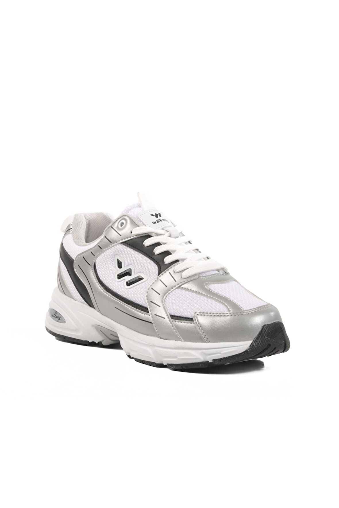 Walkway Run M Beyaz-Siyah Esnek Hafif Erkek Spor Ayakkabı