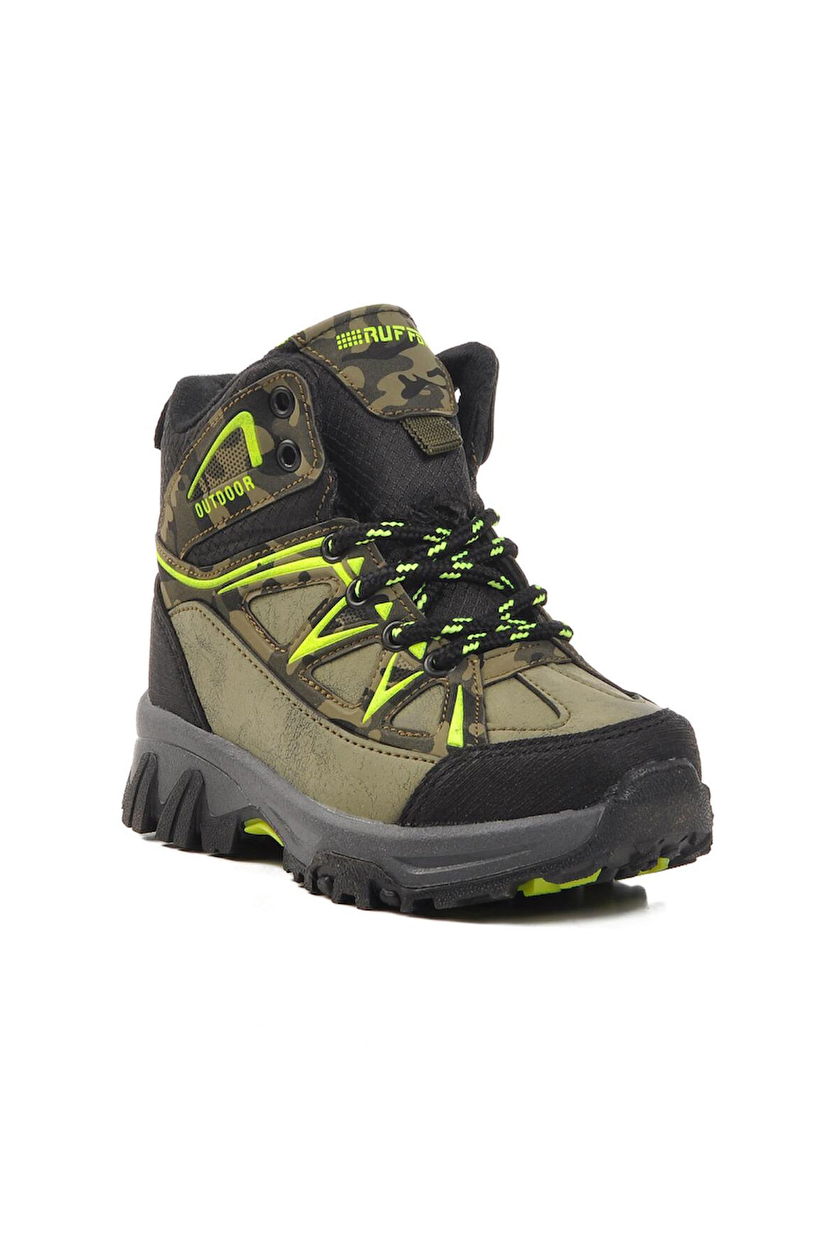 Ayakmod2301 P Haki Kamuflaj Çocuk Outdoor Bot