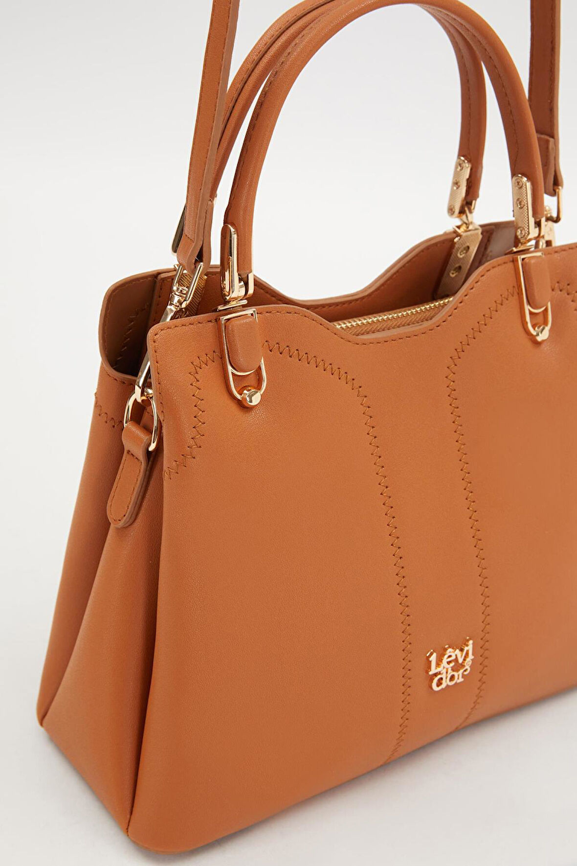 Levidor 930203 Çanta Camel  Kadın Omuz Çantası