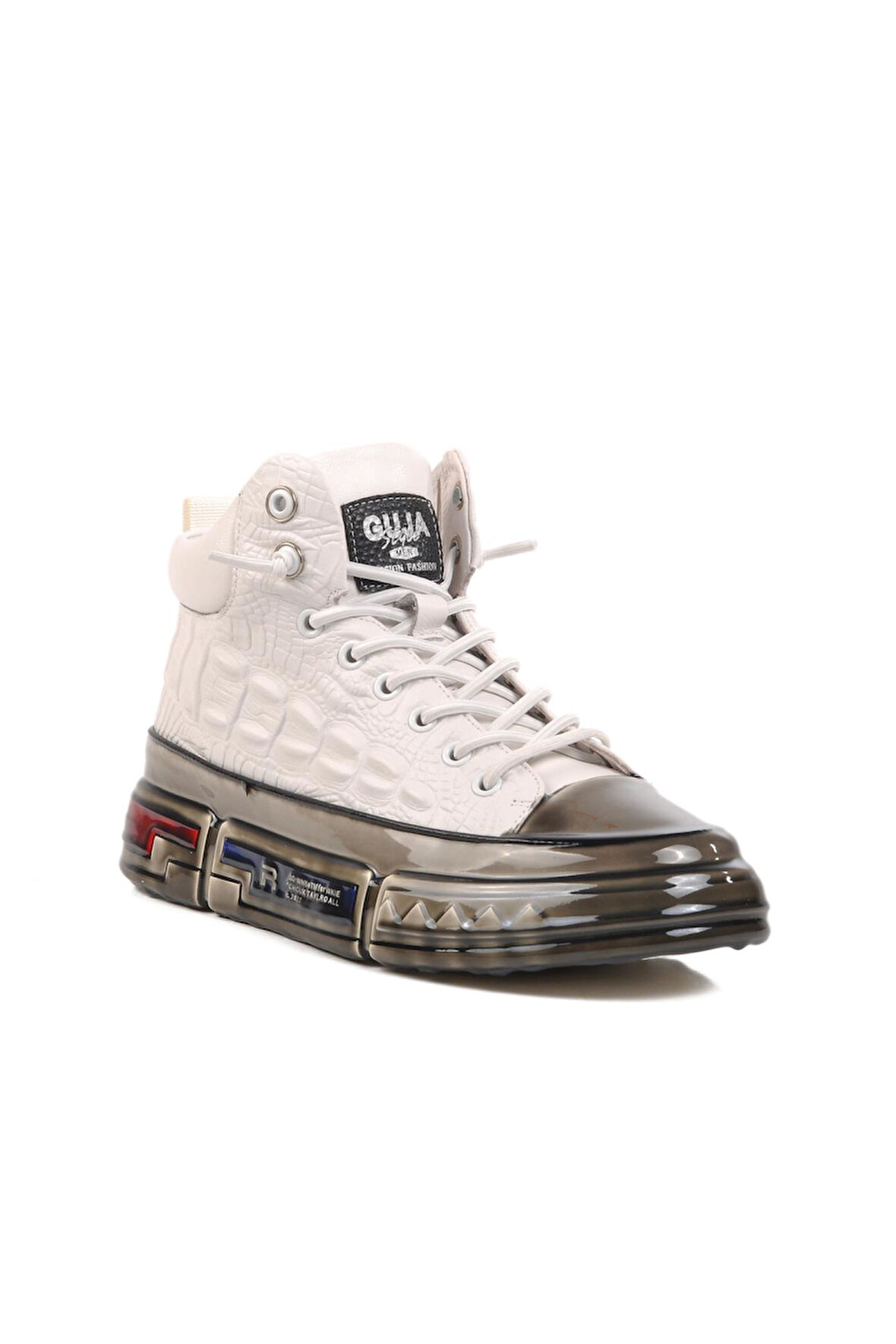 Guja 24K510-4 M Beyaz Hakiki Deri Erkek Spor Ayakkabı