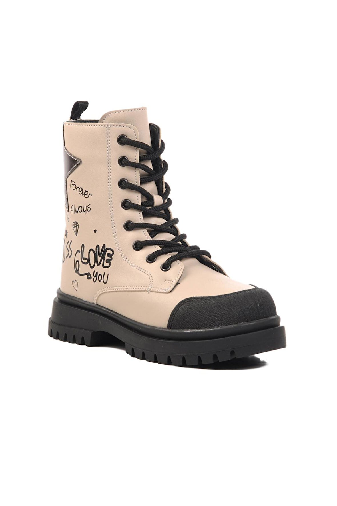 Pepino 1566-F Krem İçi Polarlı Kız Çocuk Bot