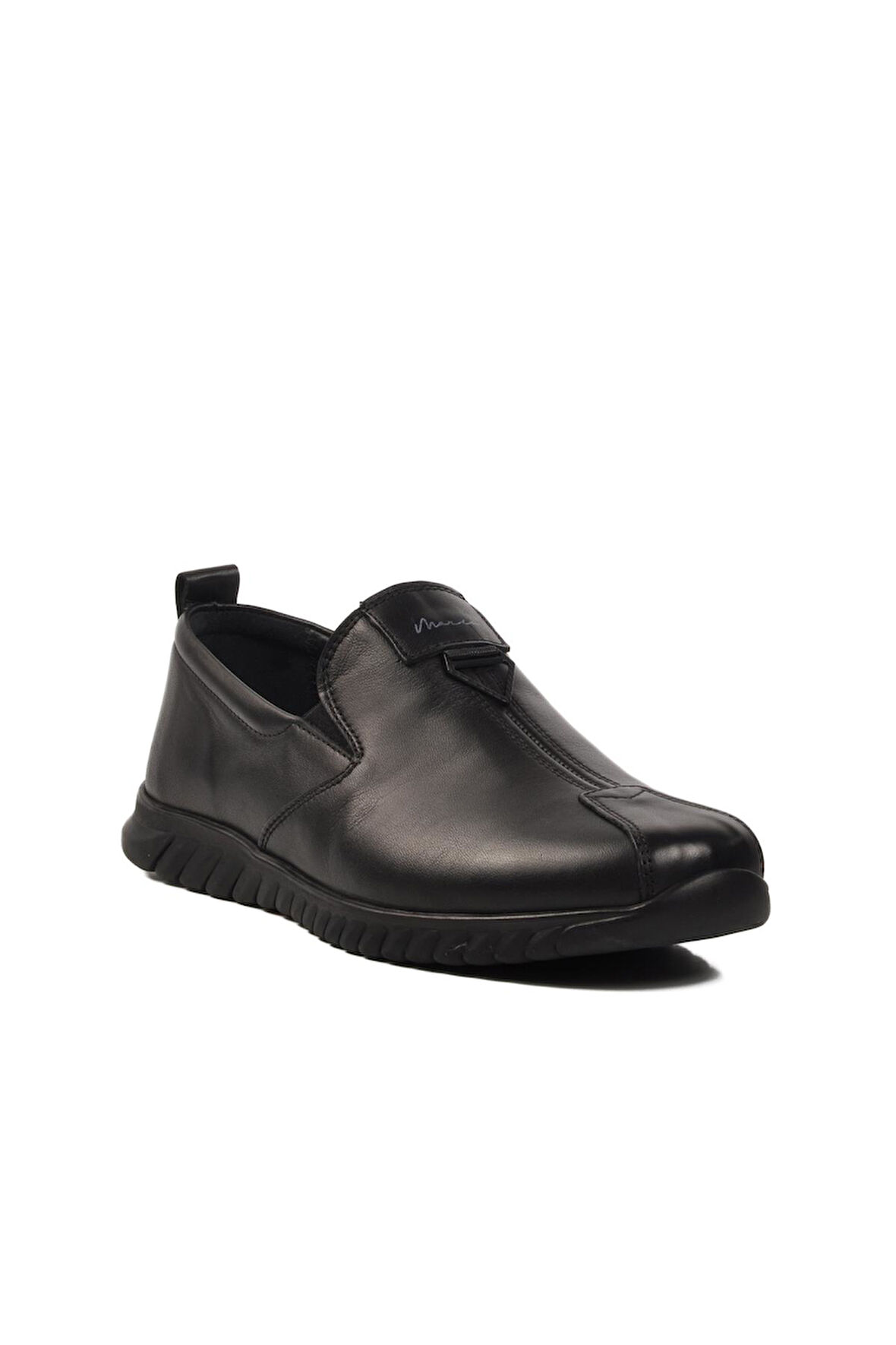 Siyah Hakiki Deri Erkek Sneaker 152-19028 M