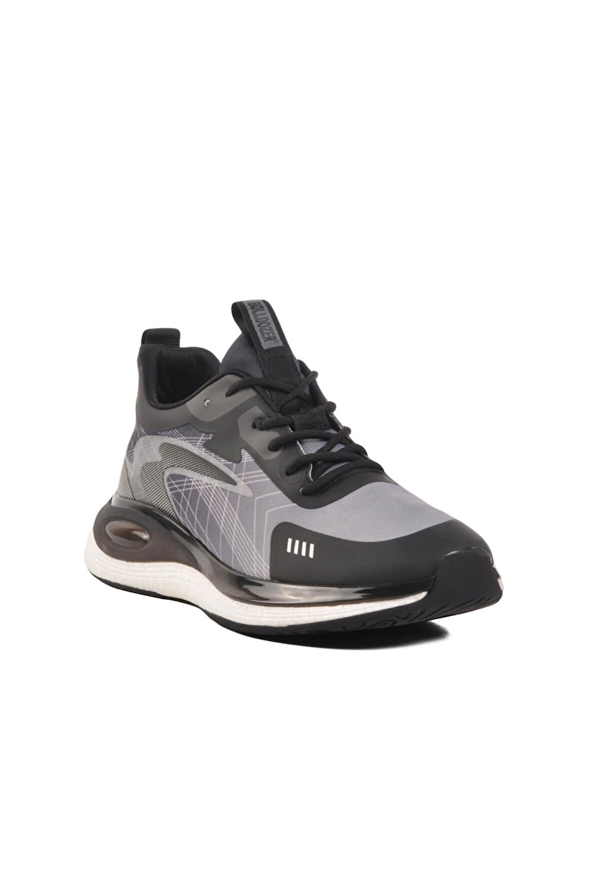 Bulldozer M Hafif Esnek Erkek Spor Siyah Ayakkabı 250421