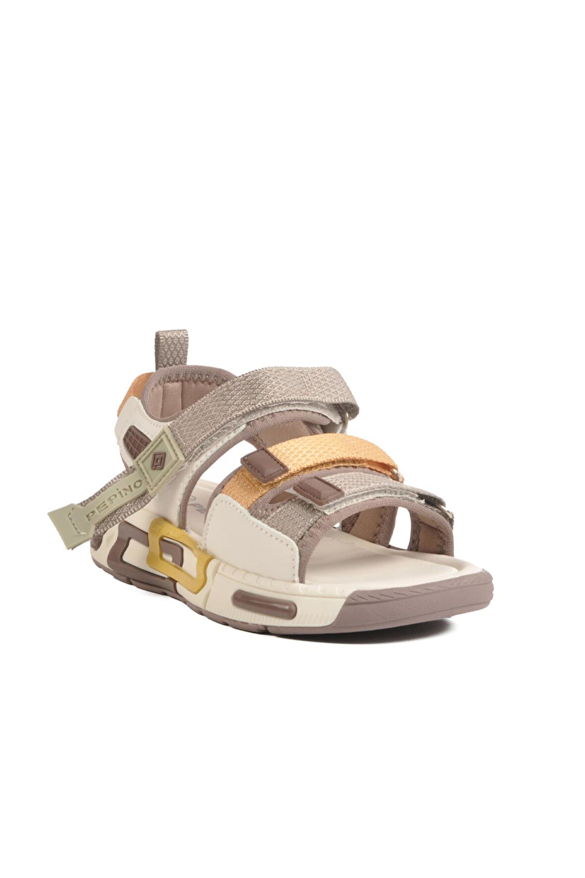 F Krem-Kahve  Çocuk Sandalet Pepino 1947 