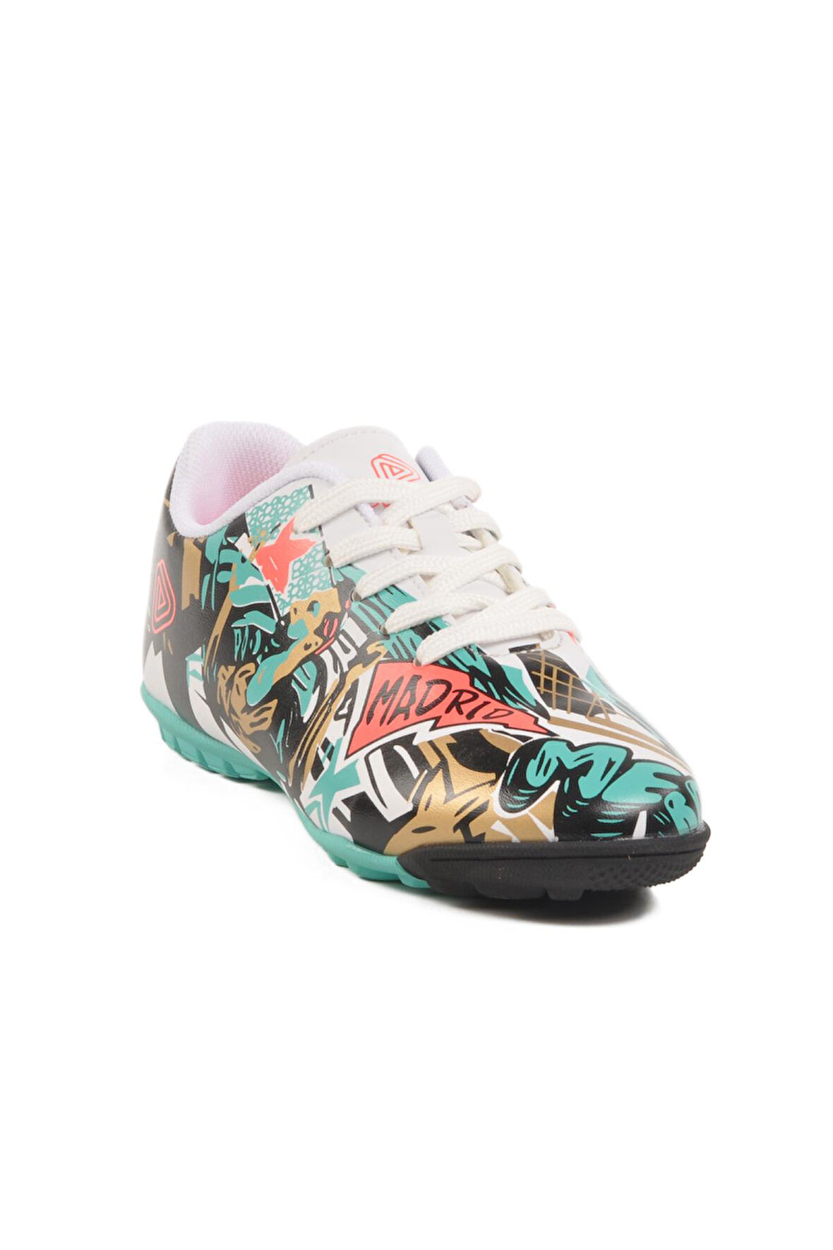 Beyaz Çocuk Halı Saha Ayakkabısı Playup FH-251-145 F 