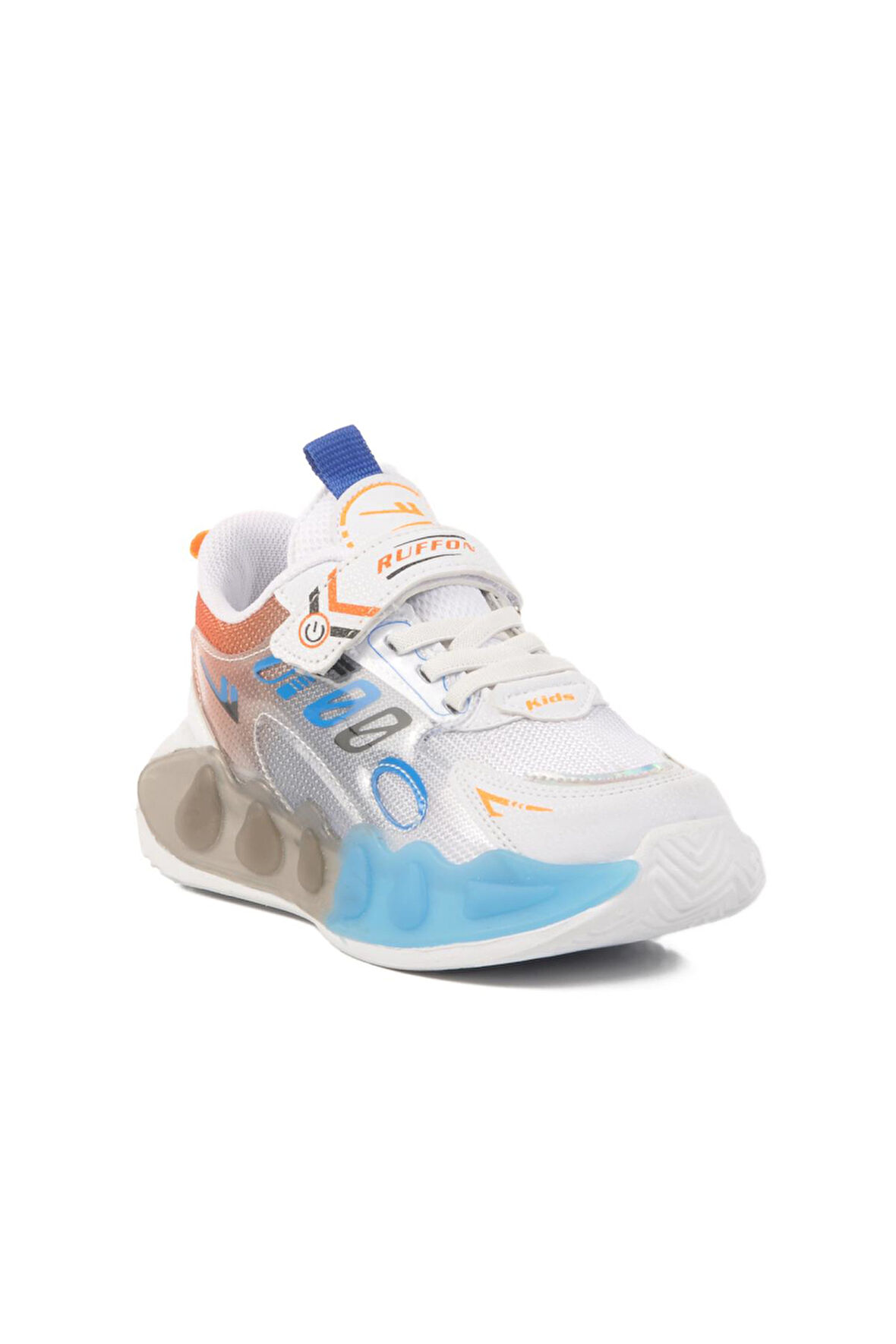 Beyaz-Siyah-Saks Çocuk Spor Ayakkabı Ruffon 2480 F