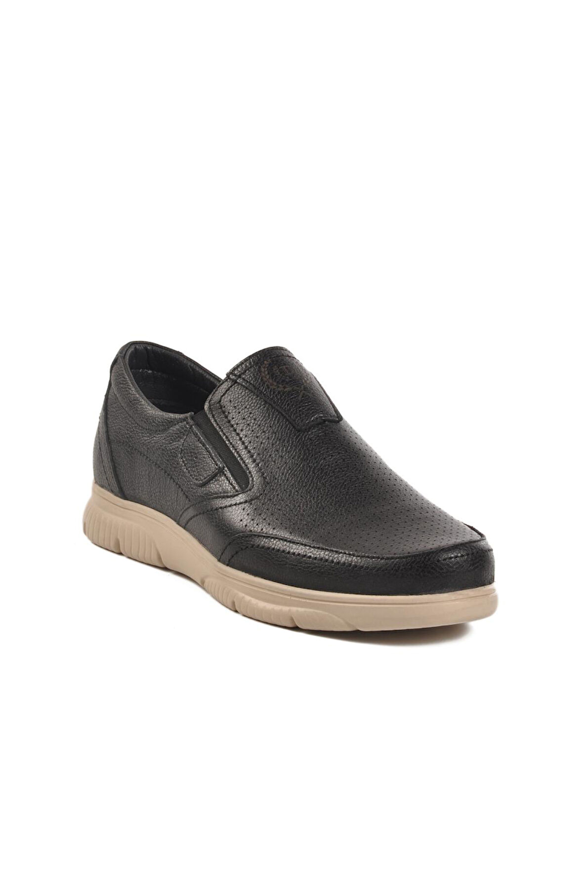 Ayakmod D2301 M Siyah Hakiki Deri Erkek Günlük Ayakkabı