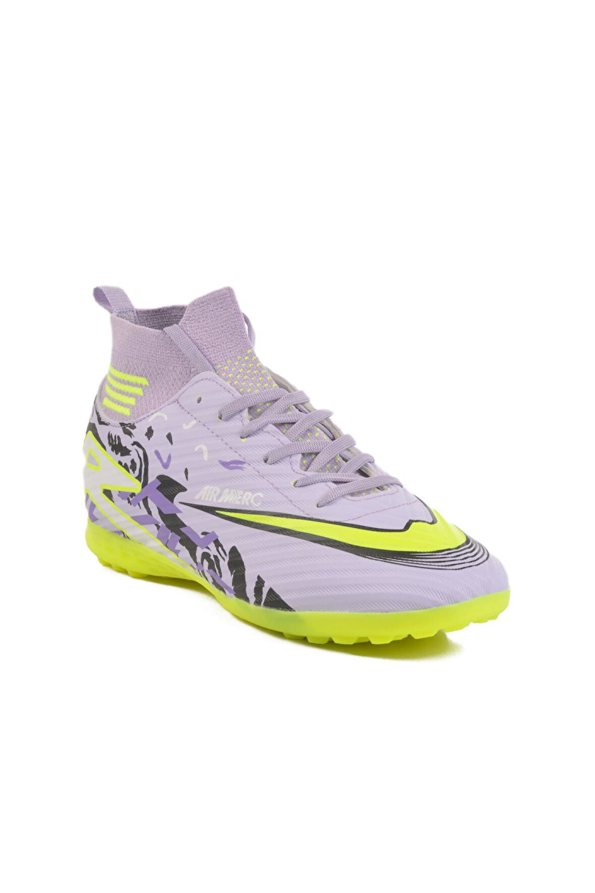 WJ-502 M Lila Çoraplı Halı Saha Ayakkabısı