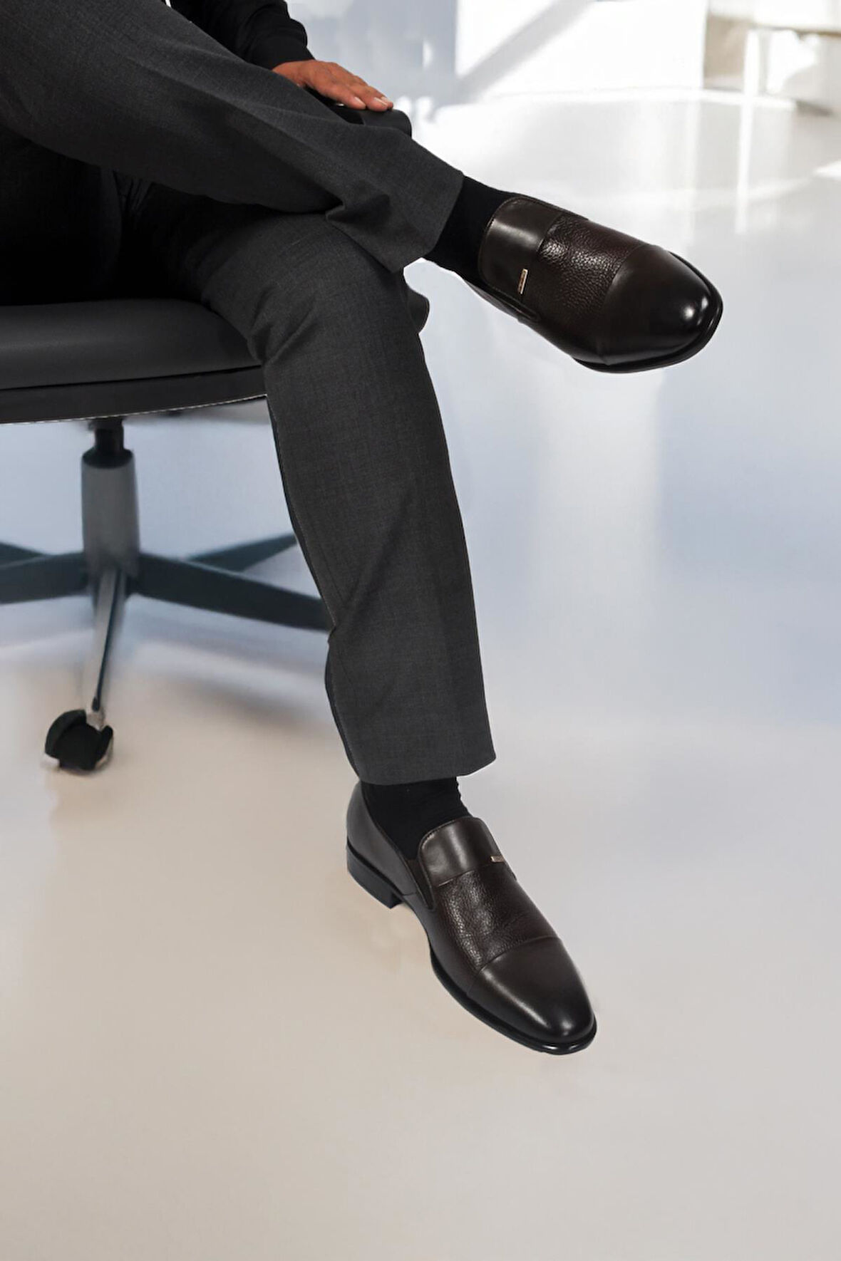 Pierre Cardin 70555 M Kahverengi Hakiki Deri Erkek Takım Elbiseye Uygun Klasik Ayakkabı