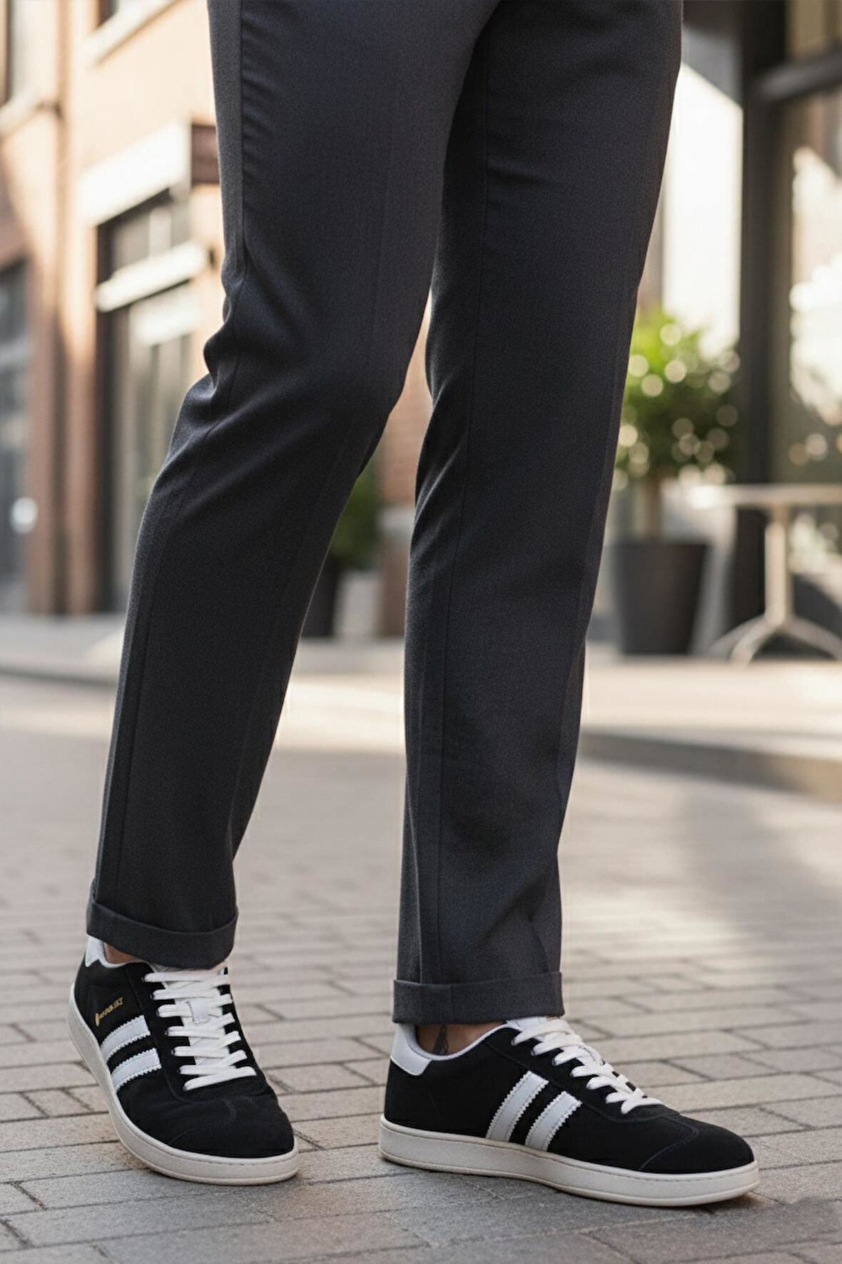 Hammer Jack 102 24155 Kamiq M Siyah-Beyaz Erkek Sneaker