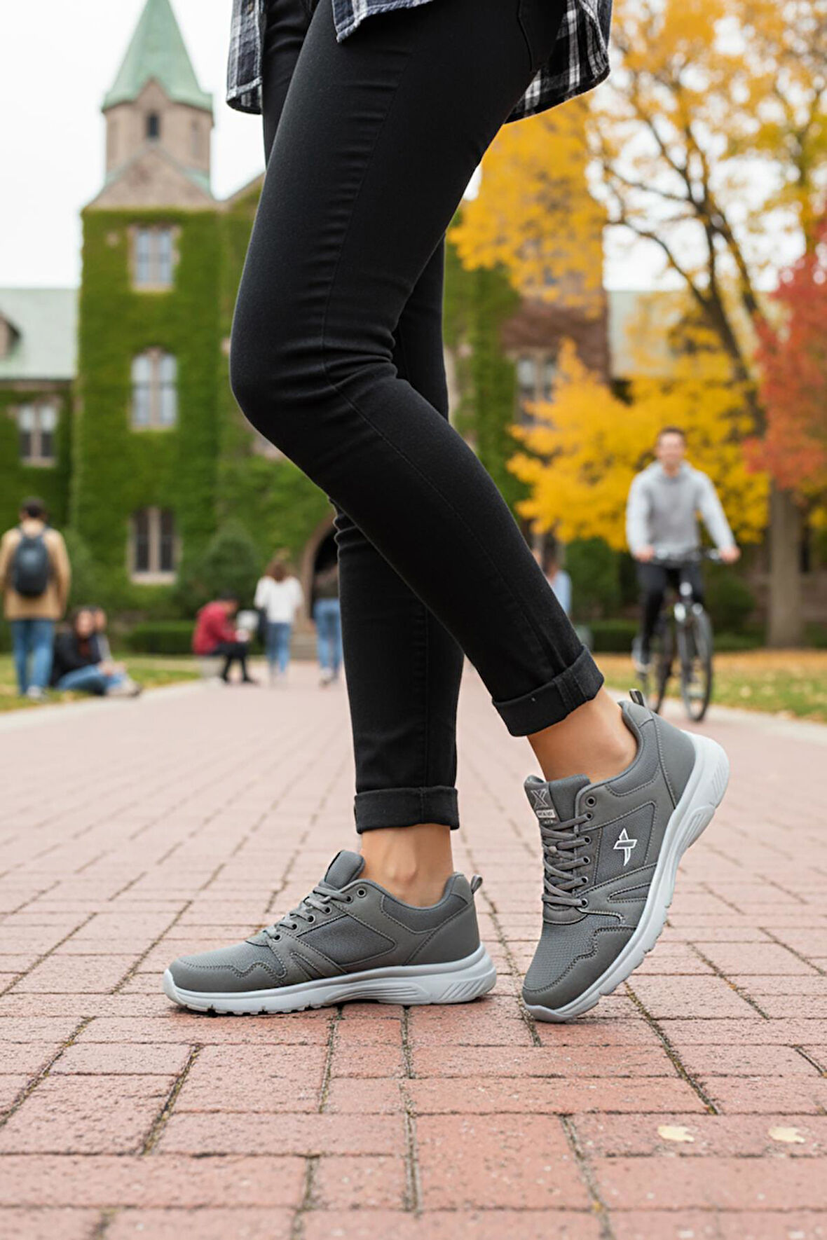 Füme Unisex Spor Ayakkabı Xstep 020-Cilt G