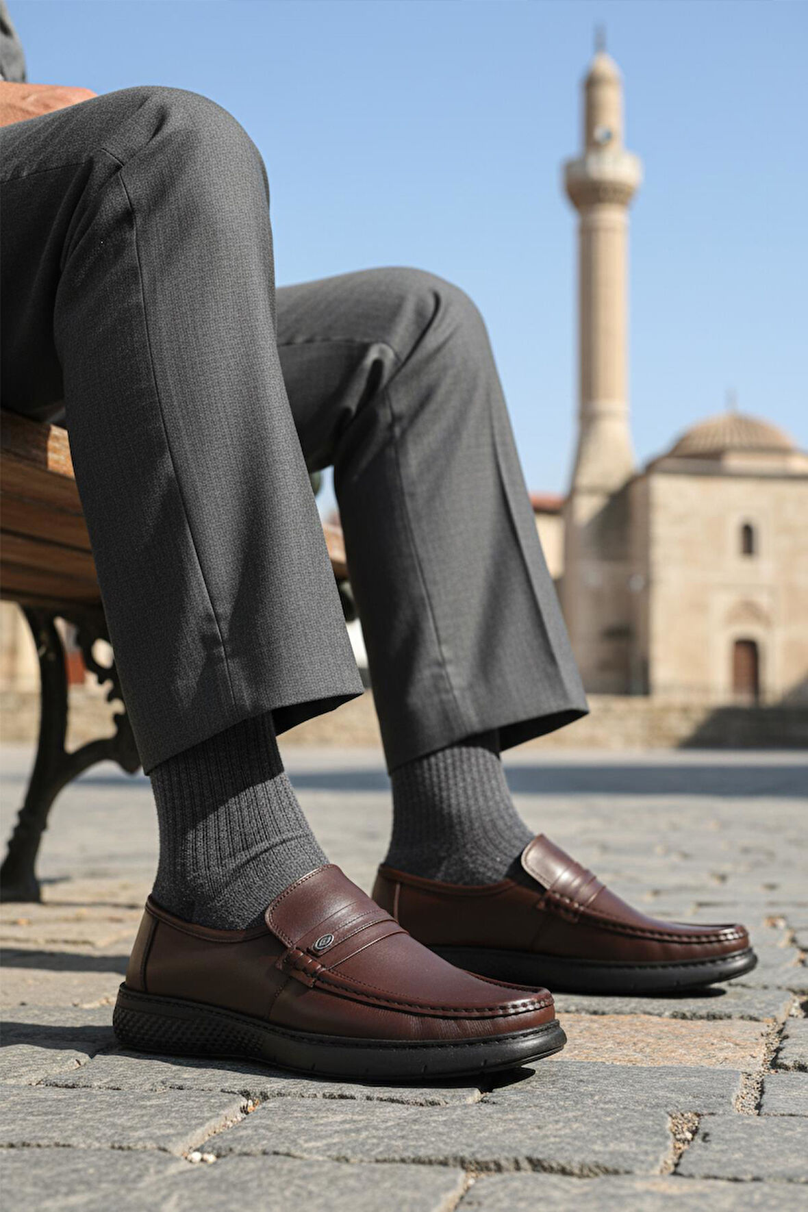 Ayakmod DSN 2030 M Kahve Hakiki Deri Erkek Günlük Ayakkabı