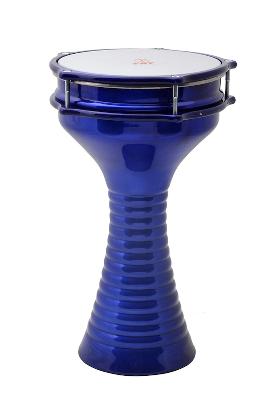 SAZ 362B-BL Alüminyum Darbuka Zilli Mavi 20cm