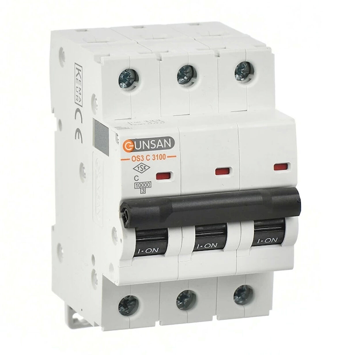 GÜNSAN 3X40A 10kA C Tip 3P Otomat VALTA