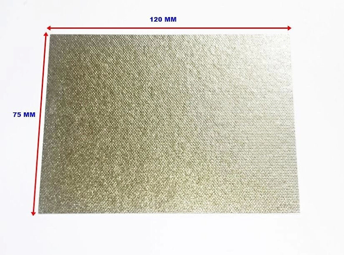 Mikrodalga Fırın Amyantı Plaka 120mm X 75mm