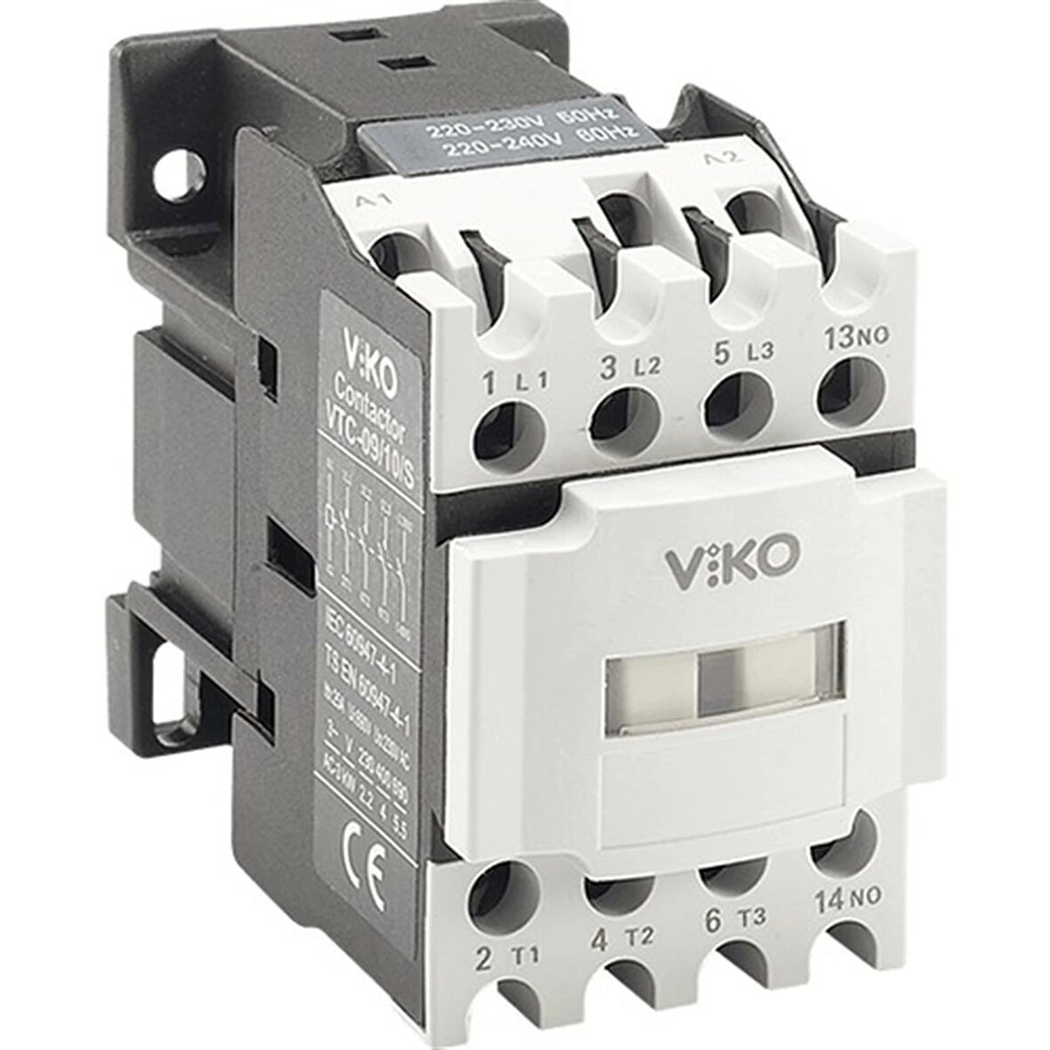 VİKO Kontaktör 18A 220v Bobin VTC-18/10/S