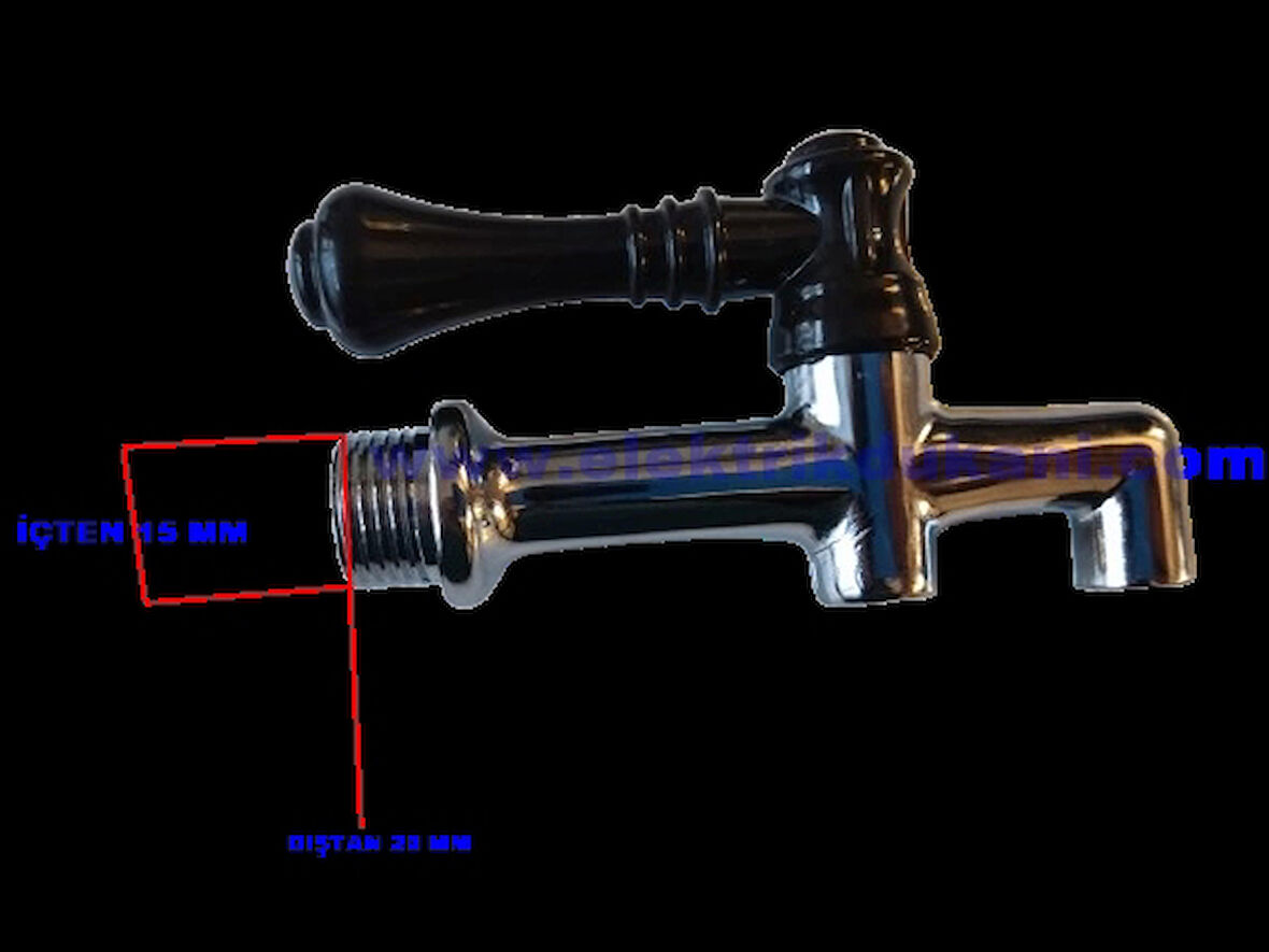 ENDER Büyük Kahveci Kazan Semaver Musluğu (Dıştan Dişli)