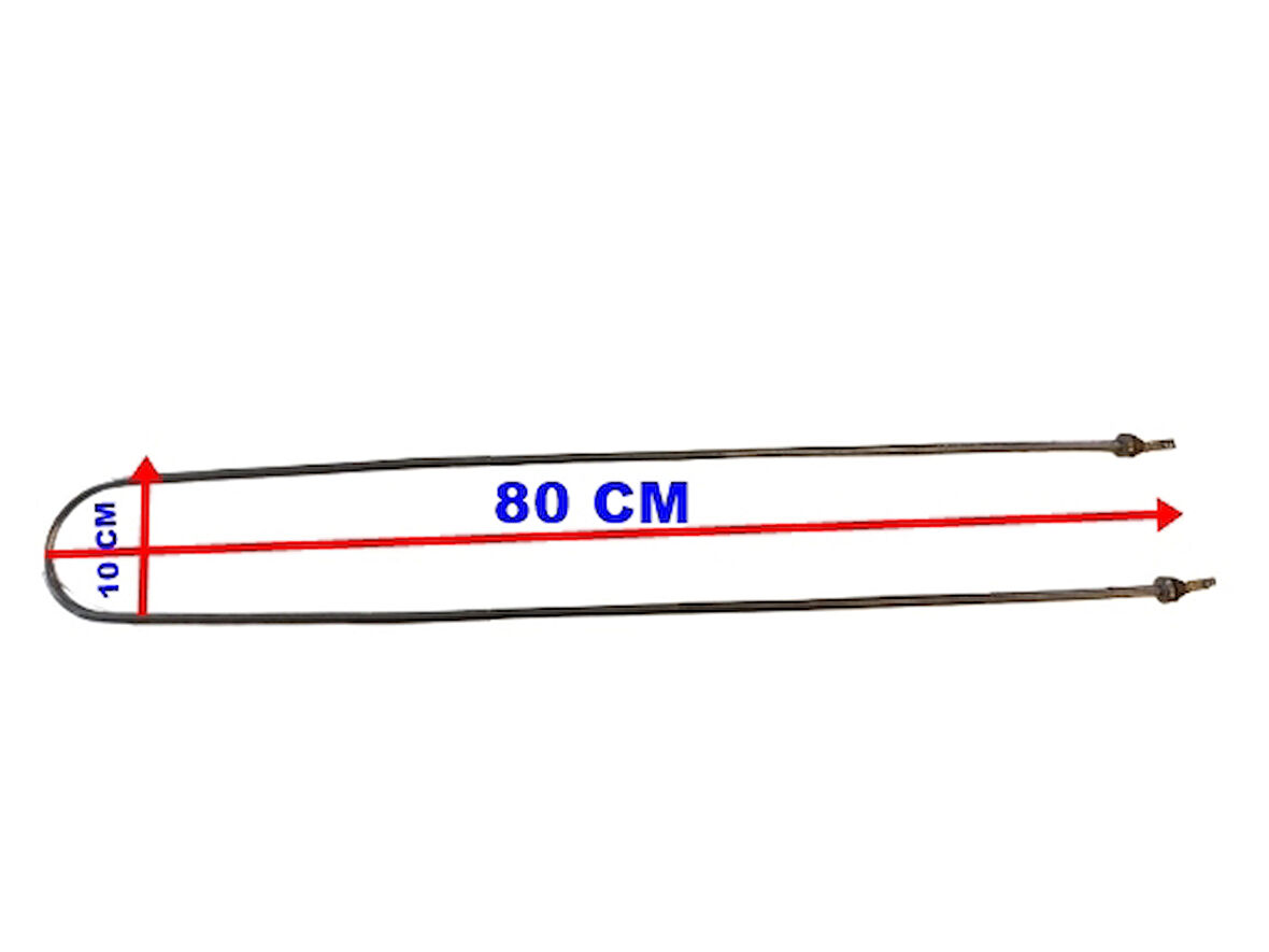ENDER Benmari 80cm Rekorlu Düz Rezistans 2500W 220V 8,5? Cr-Ni