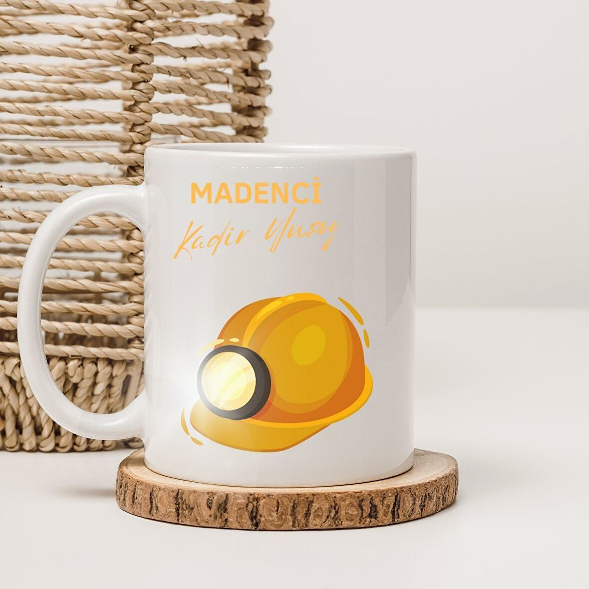 Madencilere Özel Kupa Bardak