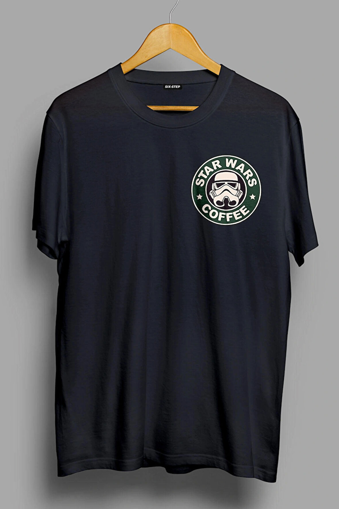 Star Wars Coffee - Üniseks Oversize Dijital Baskılı T-shirt