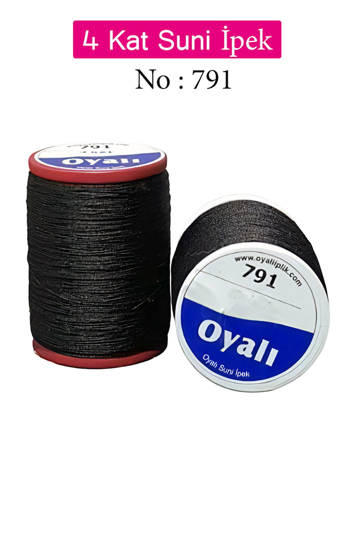 Oyalı 4 Kat Suni İpek İplik İğne Oyası Boncuk İpi Tığ Oyası No:791