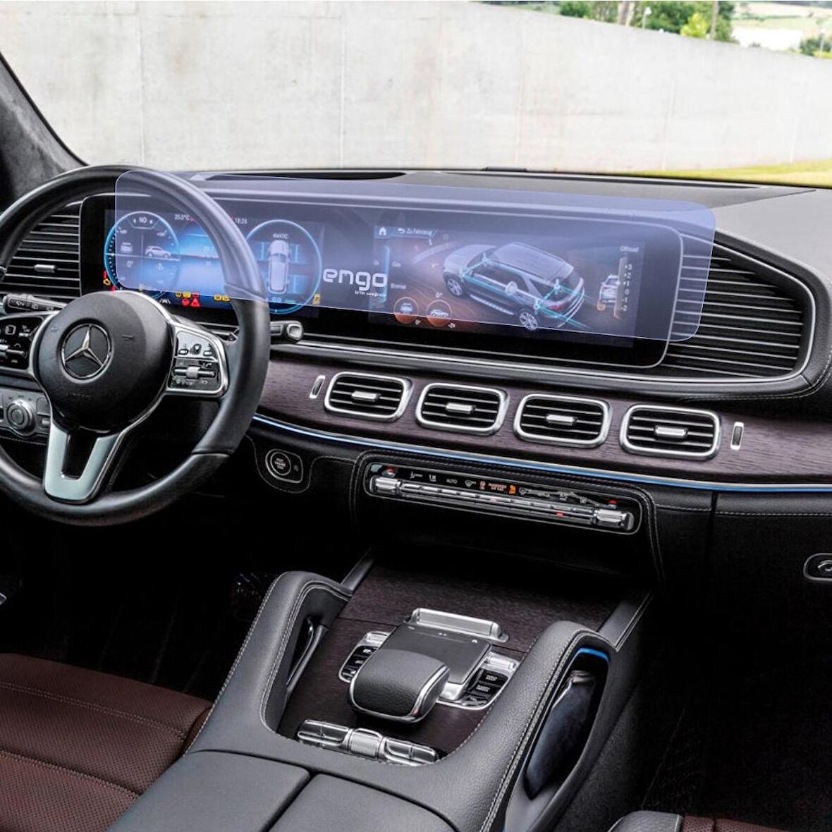 Mercedes GLE Ekran Koruıyucu Multimedya ve Dijital Gösterge