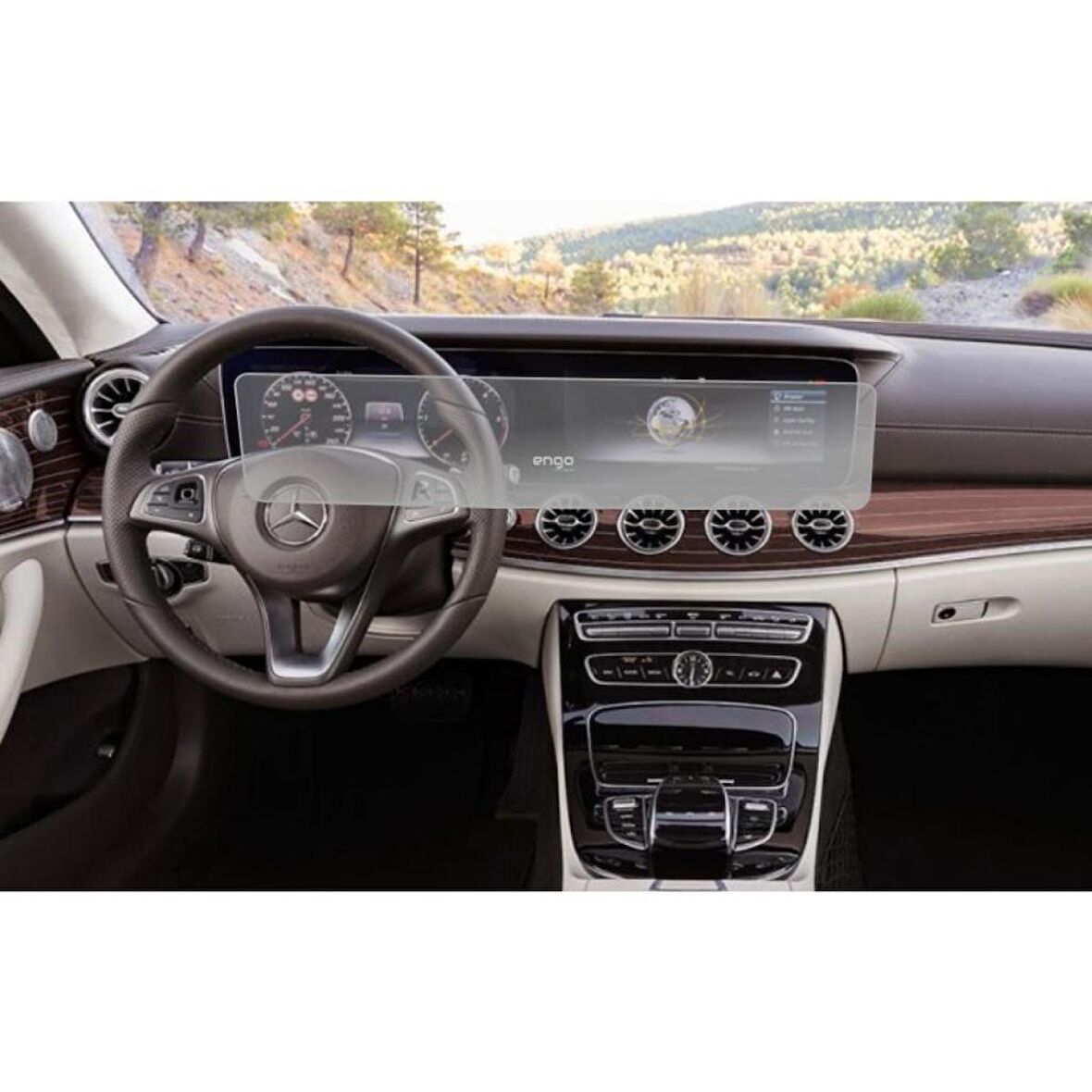 Mercedes EQC 400 Mat Ekran Koruyucu Multimedya Djital Ekran