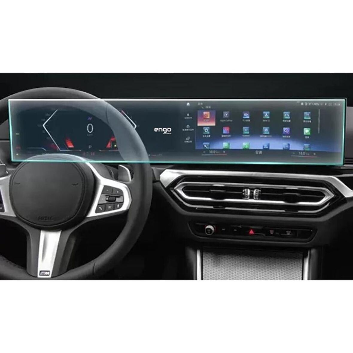 BMW M4 Ekran Koruyucu Şeffaf Nano Tam Kaplama Tek Parça