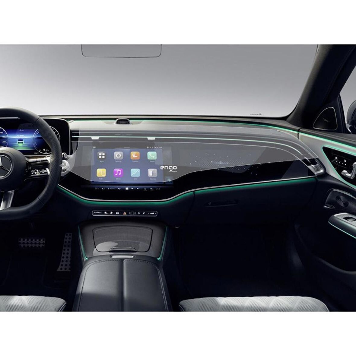 Mercedes E220 Mat Ekran Koruyucu Multimedya ve Yolcu Ekranı