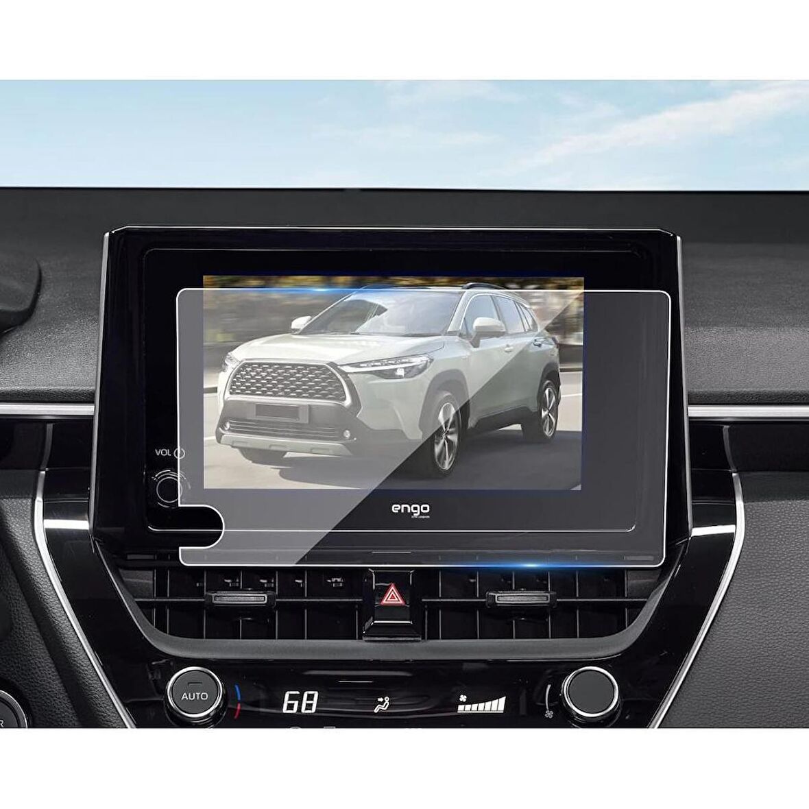 Toyota Corolla Hybrid Dream 8" Mat Ekran Koruyucu Navigasyon