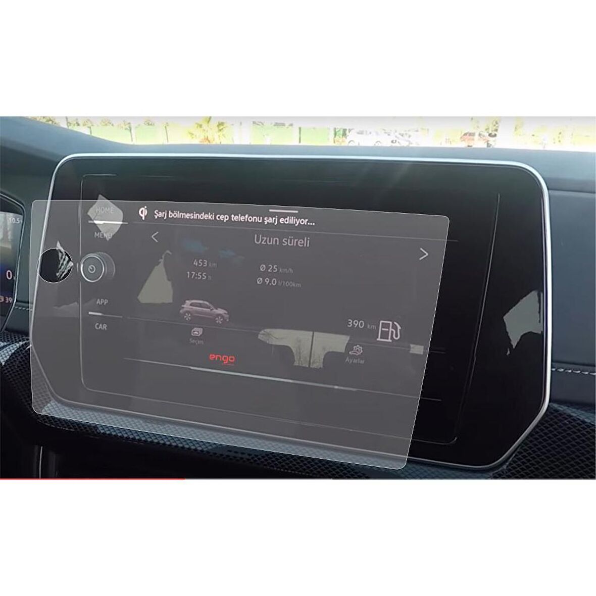 Volkswagen T-Cross 8 inç Multimedya Mat Ekran Koruyucu