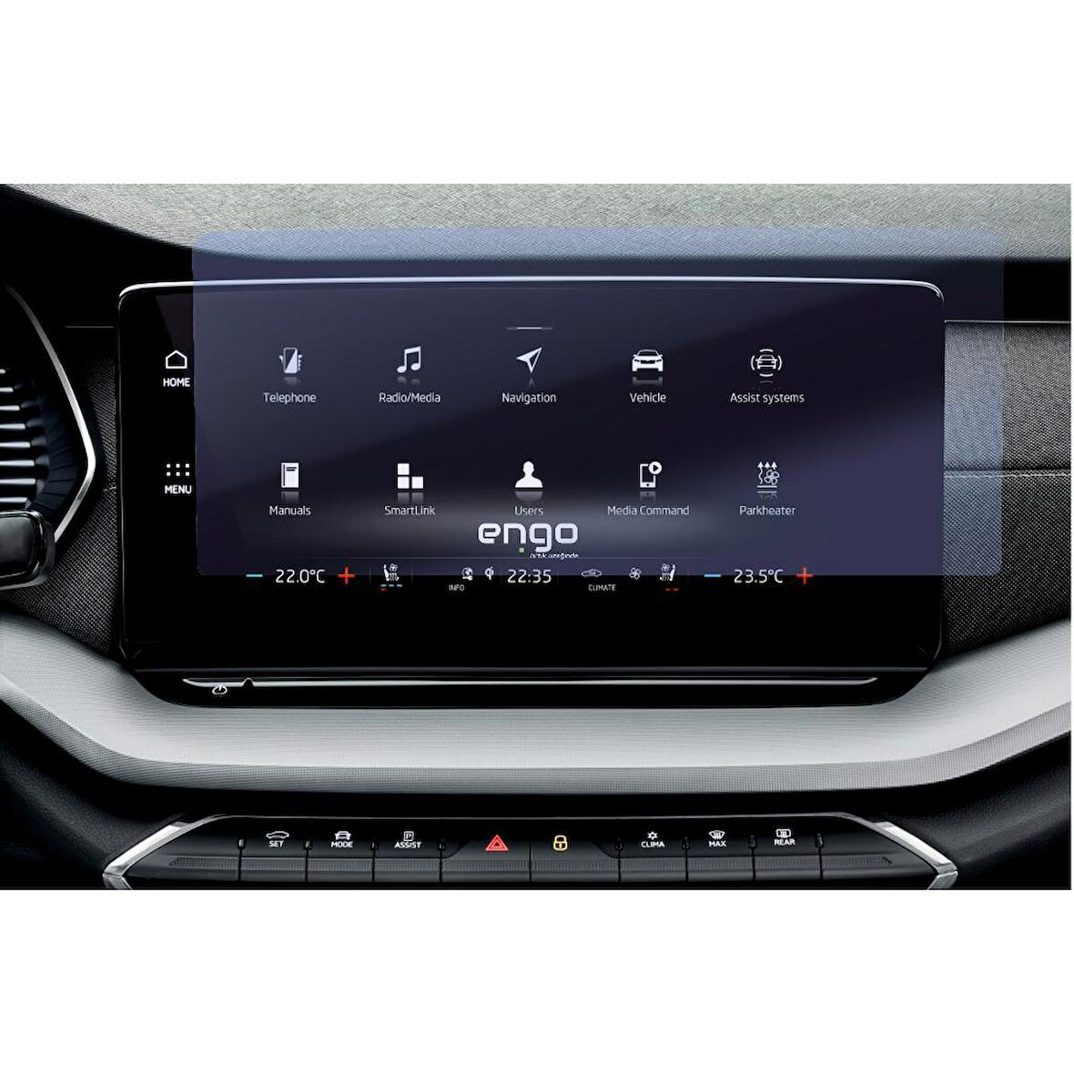 Skoda Octavia 10 inç Ekran Koruyucu Multimedya Nano