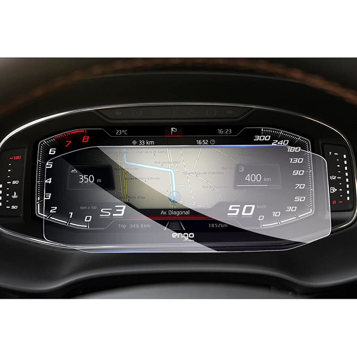 Seat Leon 10.25 inç Ekran Koruyucu Dijital Gösterge