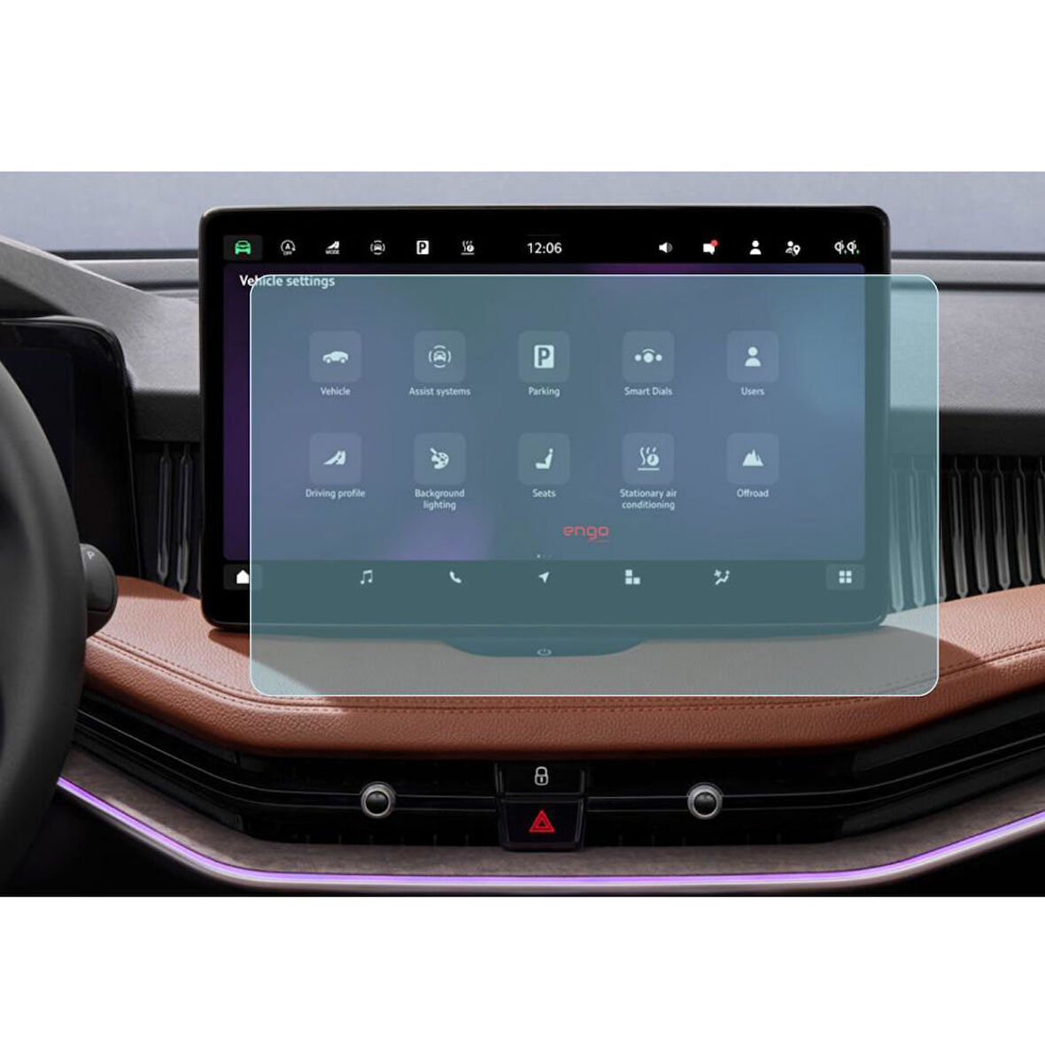 Skoda Kodiaq 10 inç Ekran Koruyucu Multimedya Nano