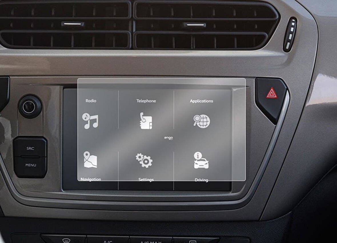 Citroen C-Elysee Mat Ekran Koruyucu 7 inç Multimedya